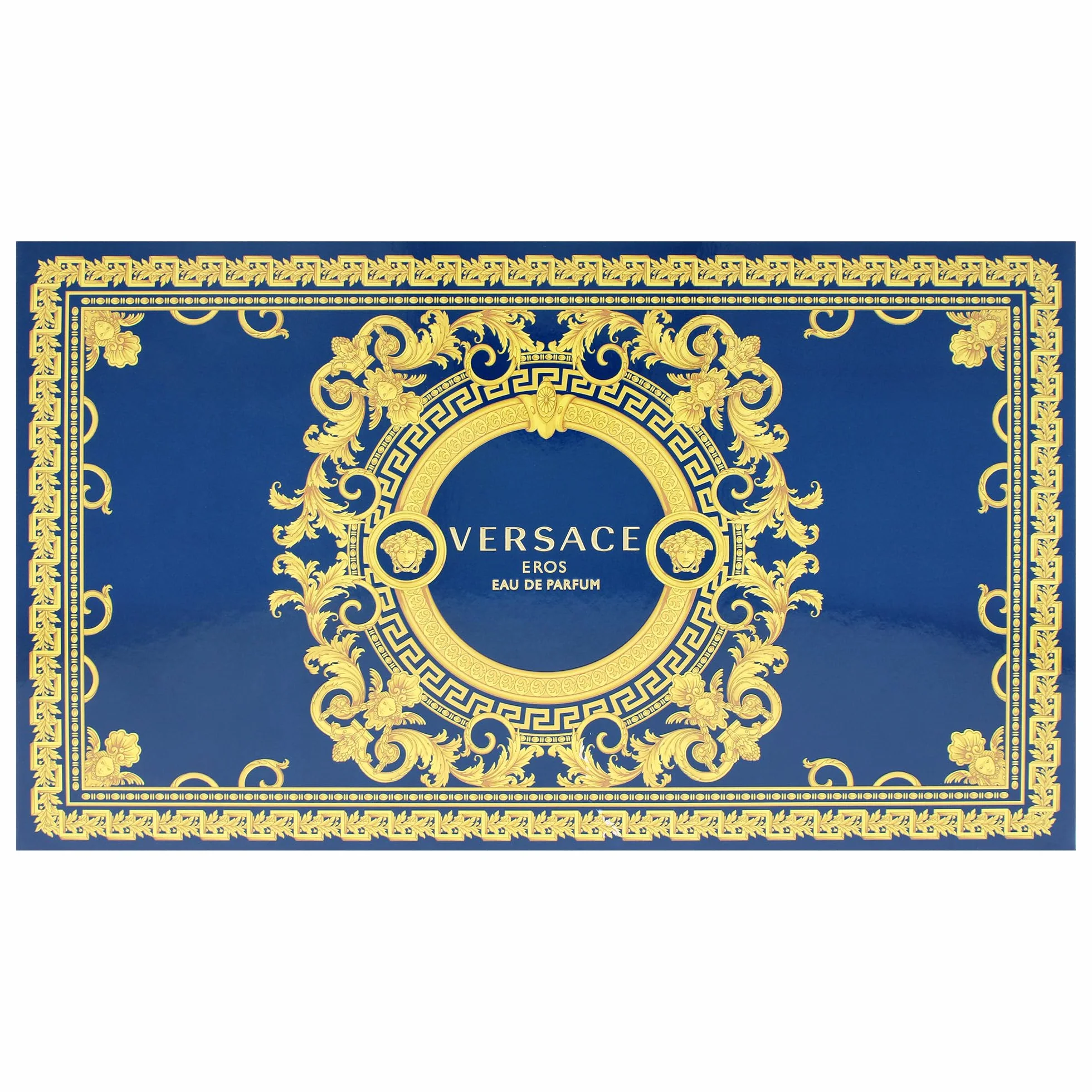 Versace Eros Eau de Parfum set regalo 2025-100 ml EDP, spray da viaggio e borsa per articoli da toeletta