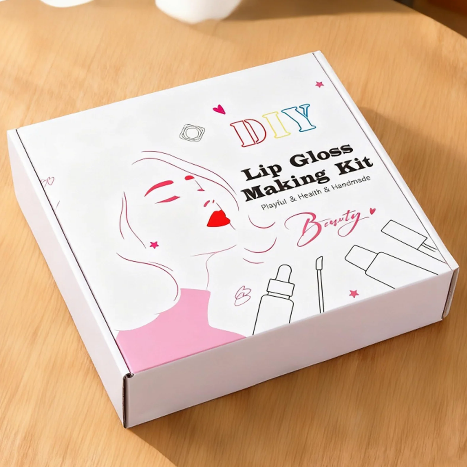 Kit Completo per la Creazione di Lucidalabbra Set Artigianale di Gloss | Kit Fai Da Te Per Creare Il Lucidalabbra Per Donne Ragazze Amanti Del Trucco Principianti Adolescenti Prin