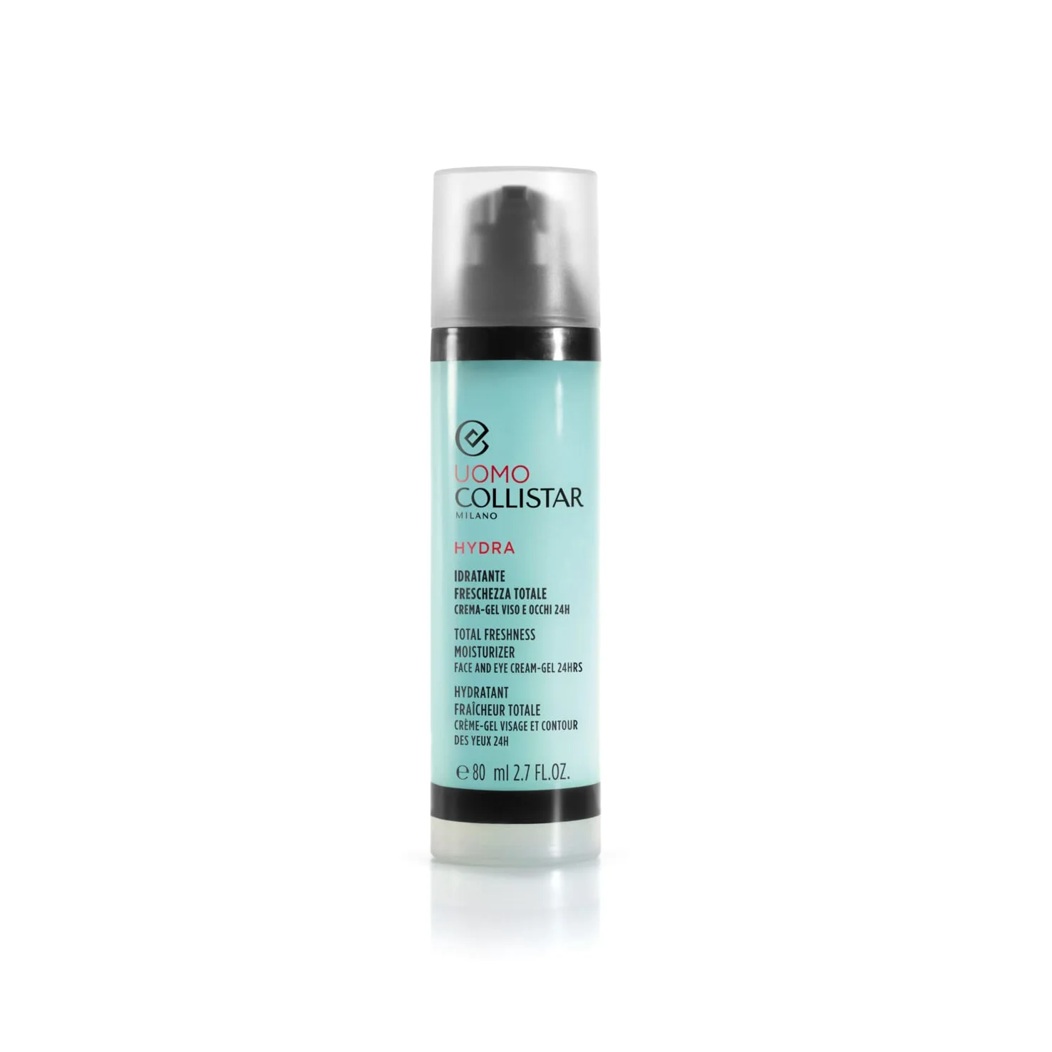 Collistar Hydra Uomo Idratante Freschezza Totale Viso e Occhi, Crema-Gel fresca e leggera, Idratazione immediata & Linea Uomo Crema-Gel Energizzante, Azione antirughe e antifatica
