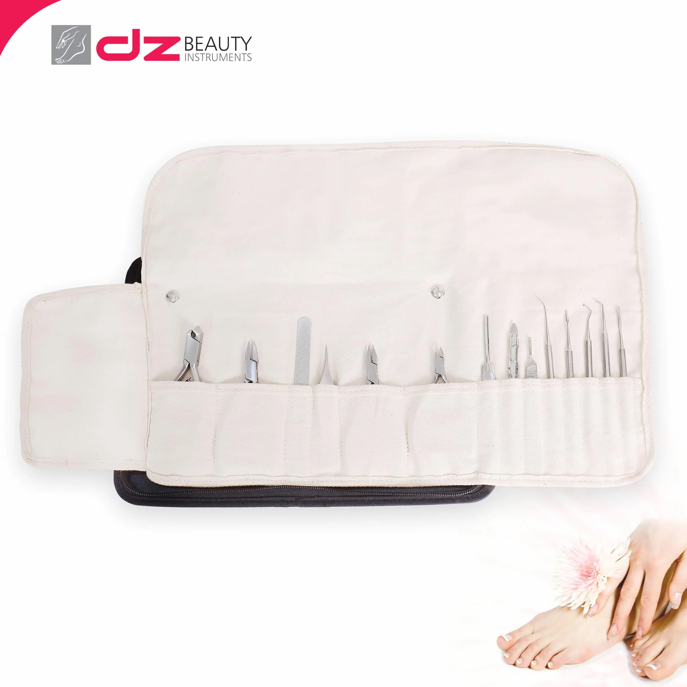 Custodia per cura piedi podologia manicure pedicure, Nero, 1 Stück