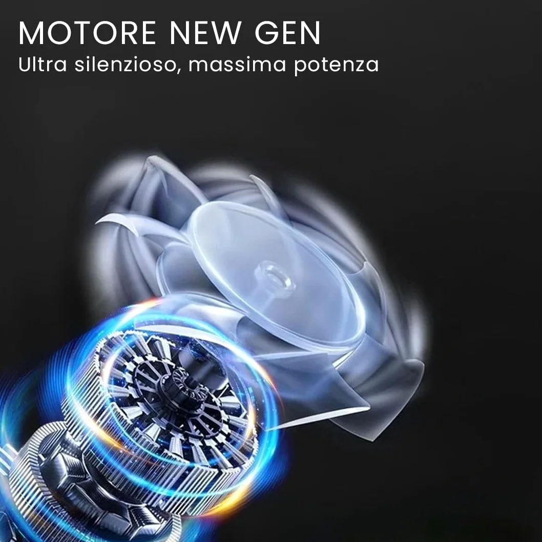 Dustek DUAL ORIGINALE Aspiratore Unghie Professionale 48W – Doppia Ventola Turbo, 10 Velocità Regolabili, Schermo LCD, Silenzioso, 30 Filtri Inclusi