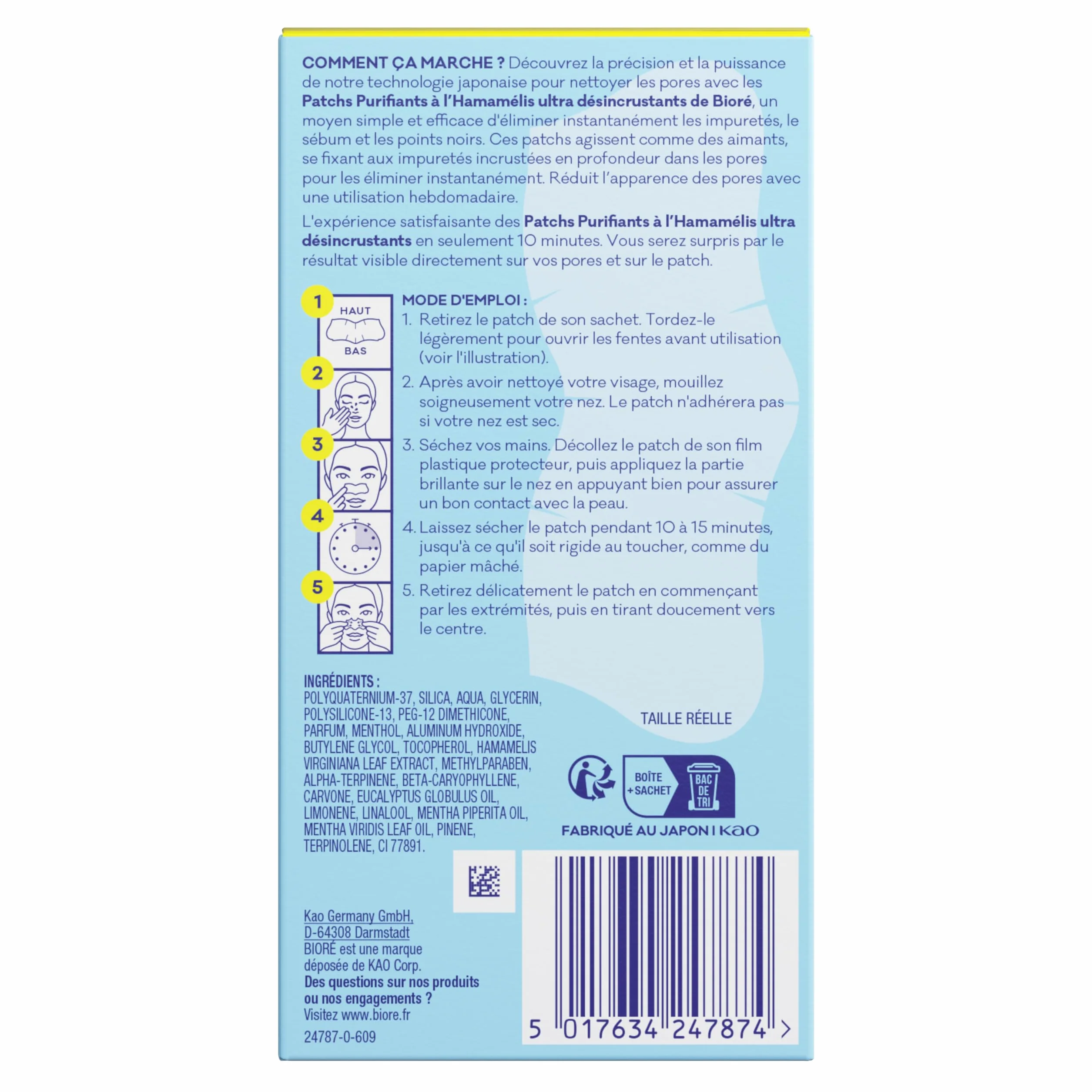 Biore Patch Ultra Purificanti Hamamelide
