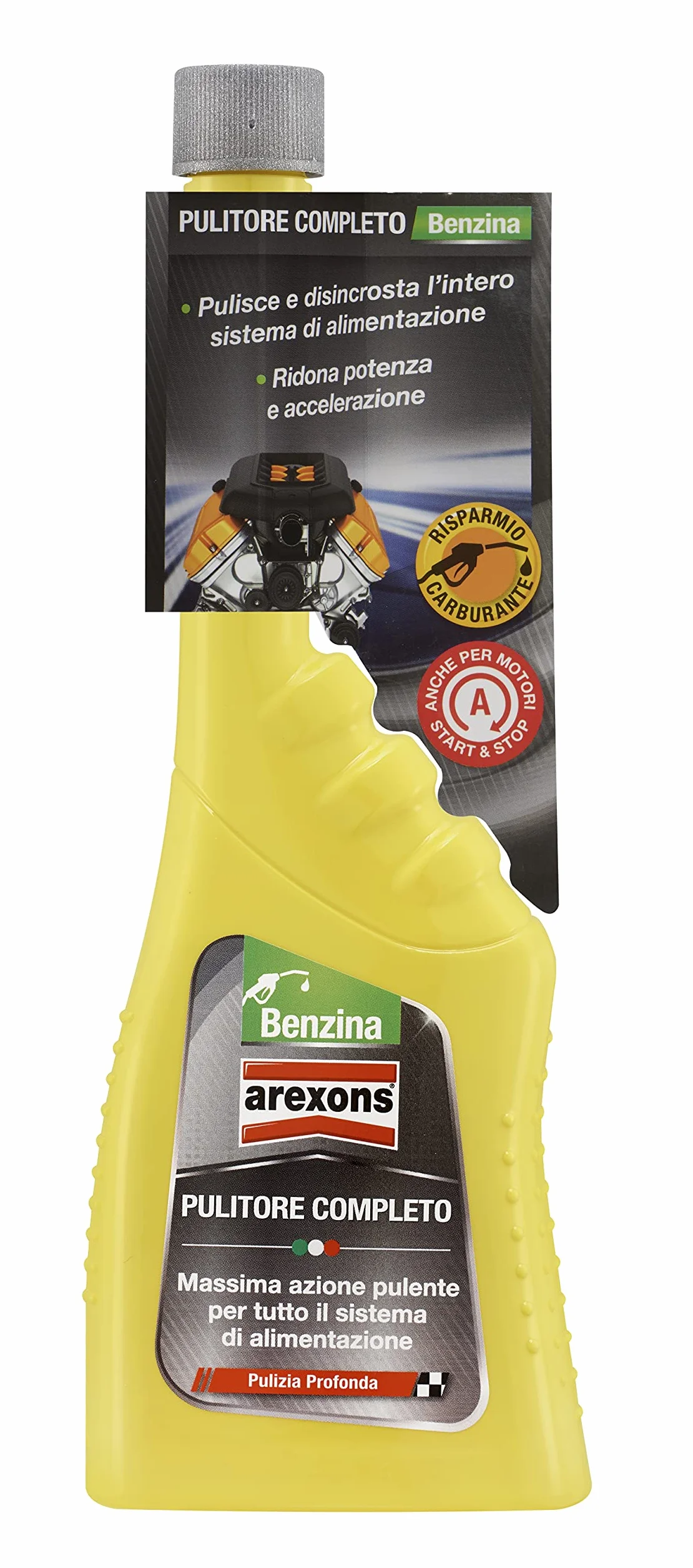 Arexons Additivo Pulitore Completo Sistema Alimentazione Benzina 250 ml