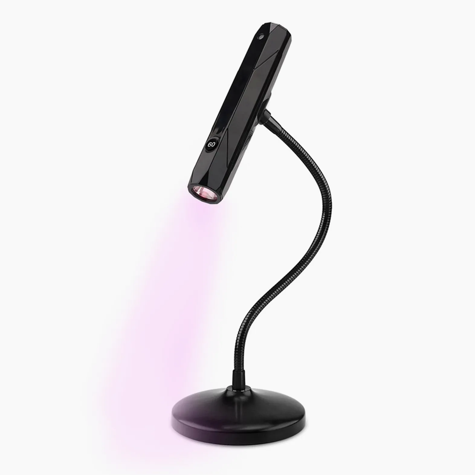 Lampada UV per Unghie, asciugatore per Unghie LED per Unghie | Asciugatrice portatile a luce rossa 9w ricaricabile con base da tavolo per smalto in gel