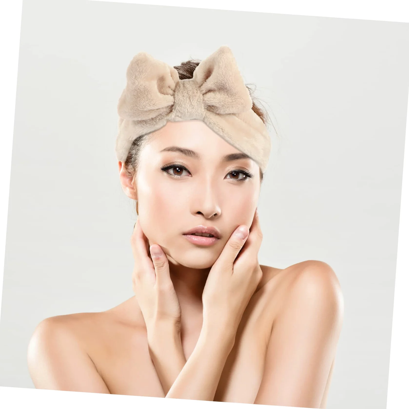 FRCOLOR 18pezzi Fasce Per Lavaggio Viso Headband Per Skincare Pile Elastiche e Comode Per Makeup e Trattamenti Di Bellezza Stile Chic e Design Alla Moda