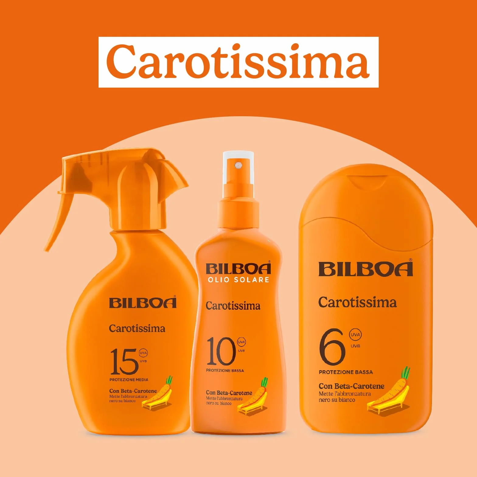 Bilboa Carotissima Acqua Solare con Beta-Carotene Spray Rinfrescante con Cristalli di Mentolo 200 ml