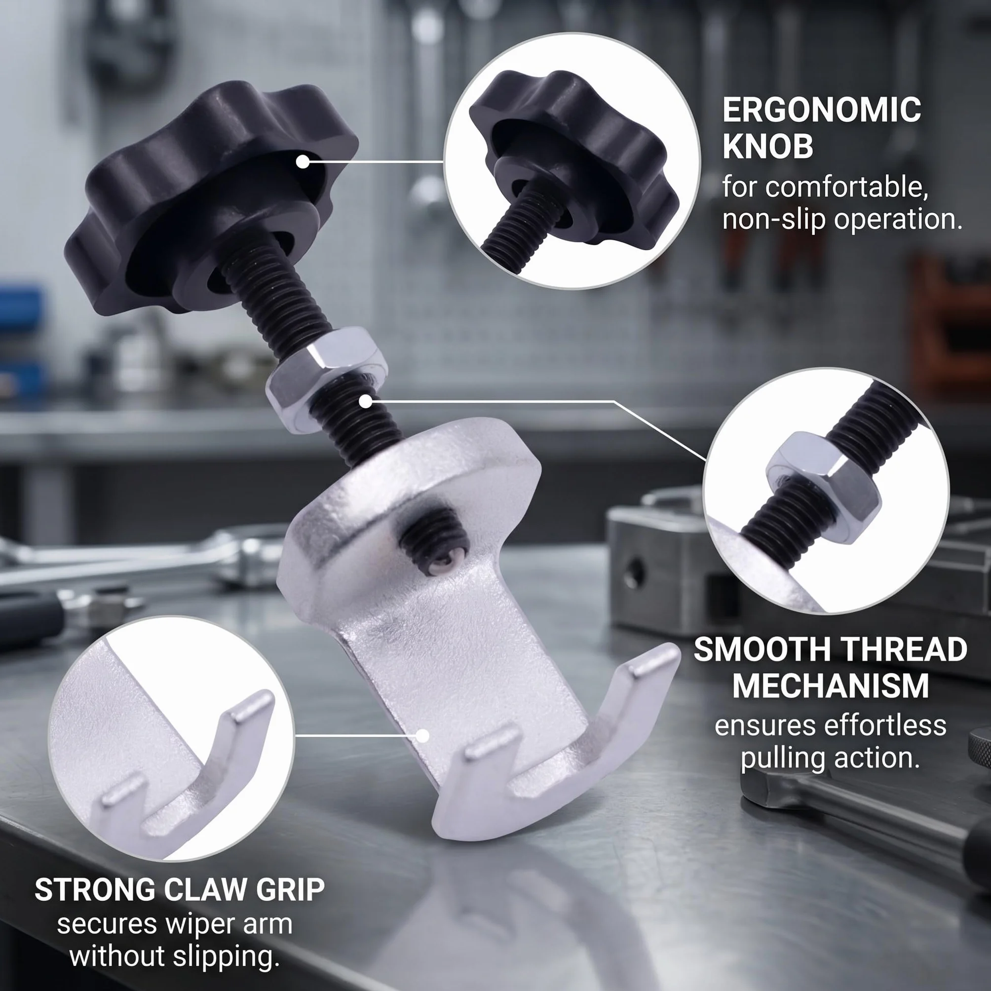 GXGM Wiper Arm Puller Estrattore Braccio Tergicristallo Auto Attrezzo Officina Smontaggio Tergi