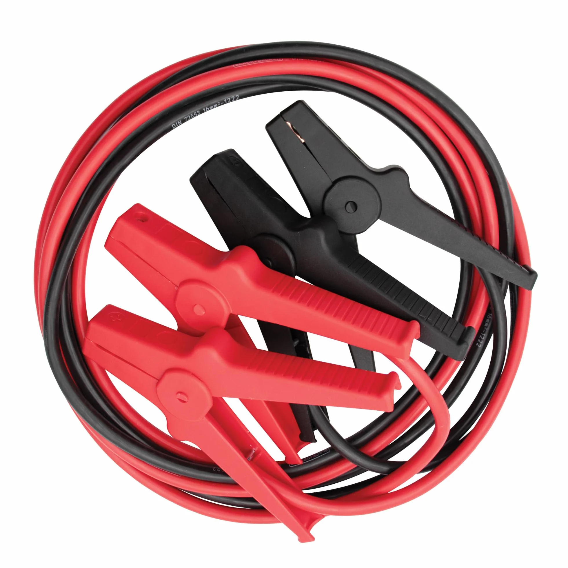 Schumacher Electric Cables de arranque 3m 16mm² Batería 6V/12V/24V Morsetti isolati GS/TÜV