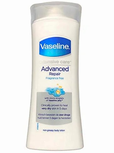 Vaseline, 6 lozione intensiva per il corpo - Advanced Repair - per pelli sensibili - 400 ml