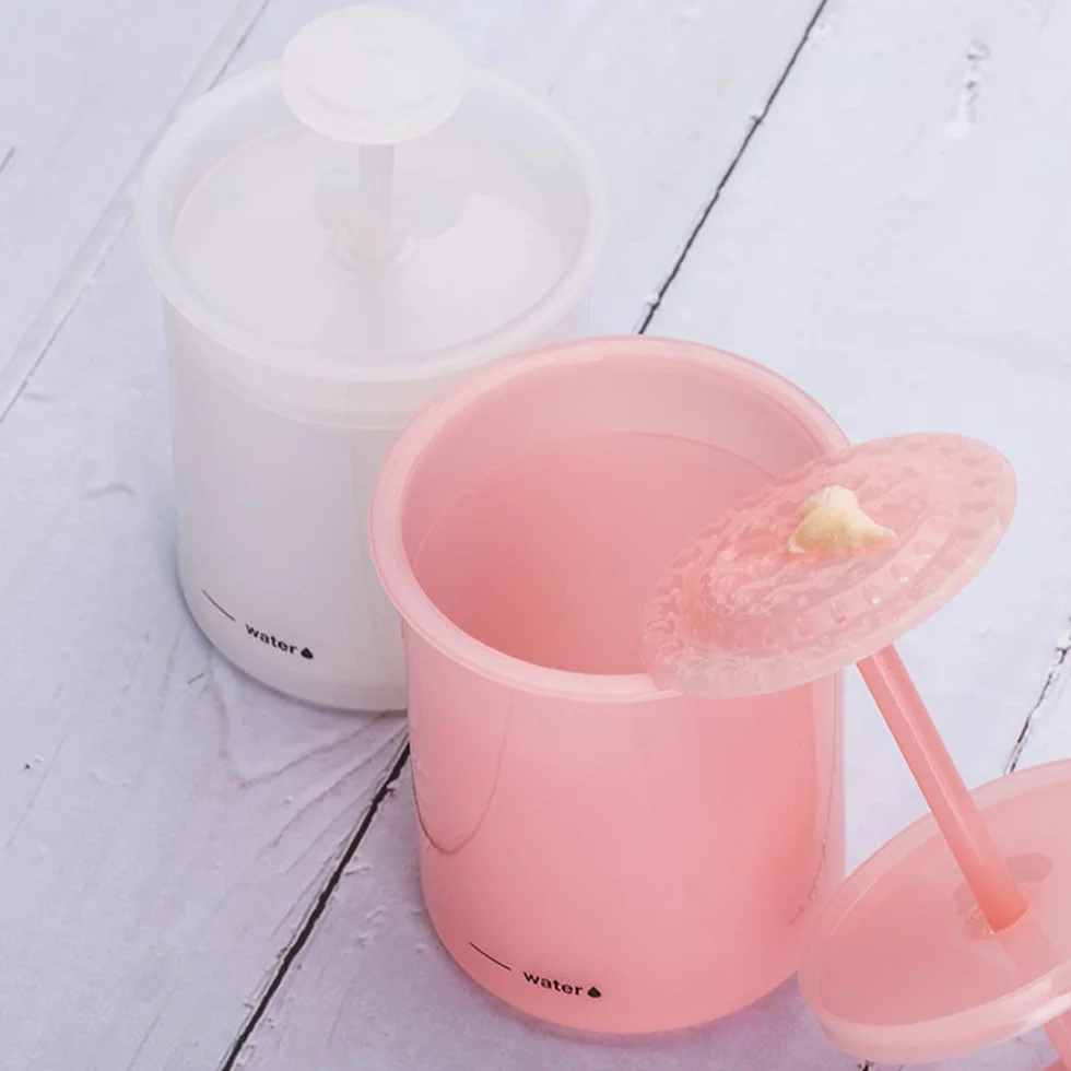 SZXMDKH Schiuma Maker Plastica Bubble Maker Foamer Doccia Portatile Bagno Shampoo Detergente Viso Bubble Foamer Dispositivo di Pulizia del Viso Strumento di Pulizia Della Pelle
