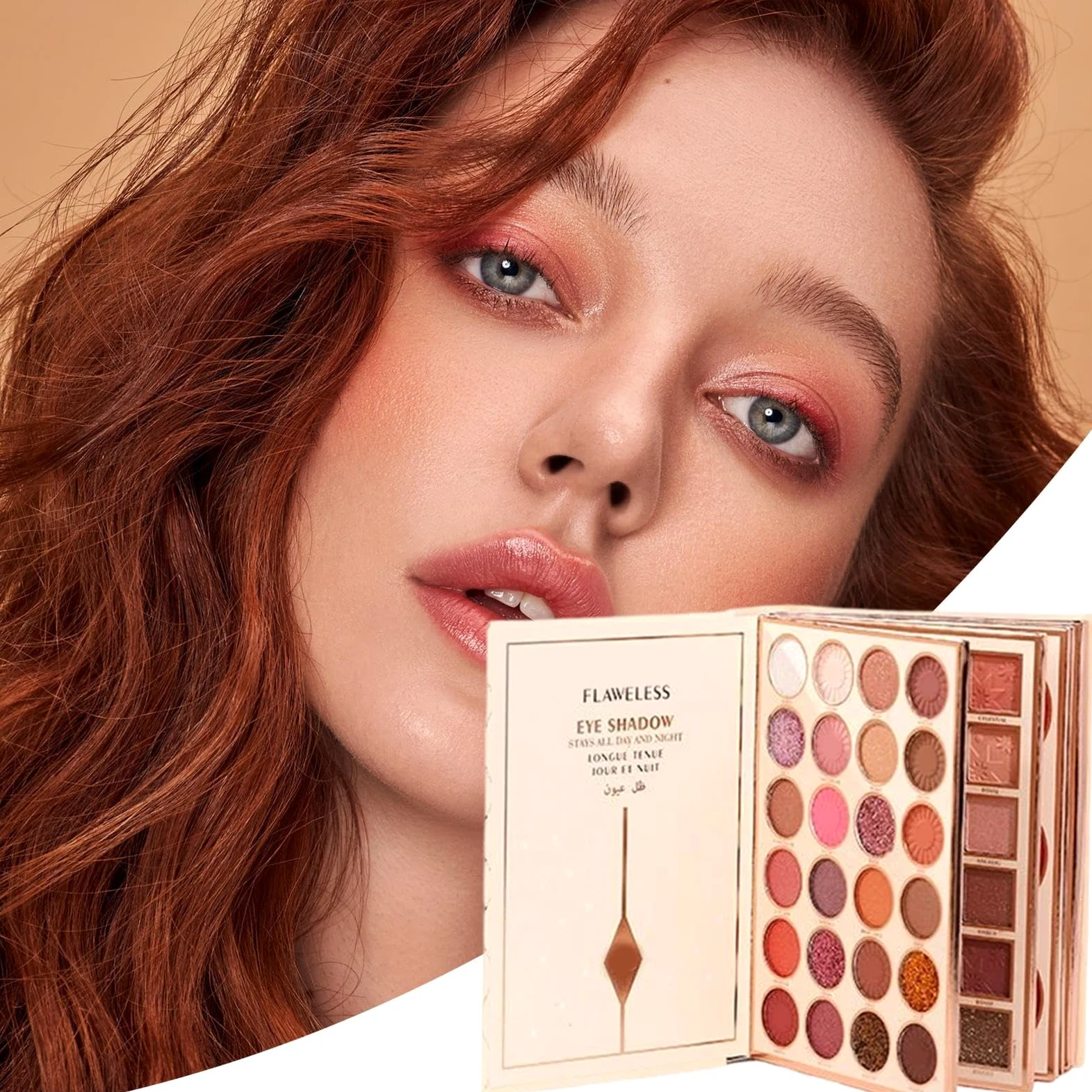 Di Ombretti Per Gli Occhi 48 Colori Impermeabile Per Bronzer | Trucco A Forma Di Libro Per Donne Ragazze Ogni Giorno Festa Viaggio Halloween Uso Quotidiano Occasioni Speciali