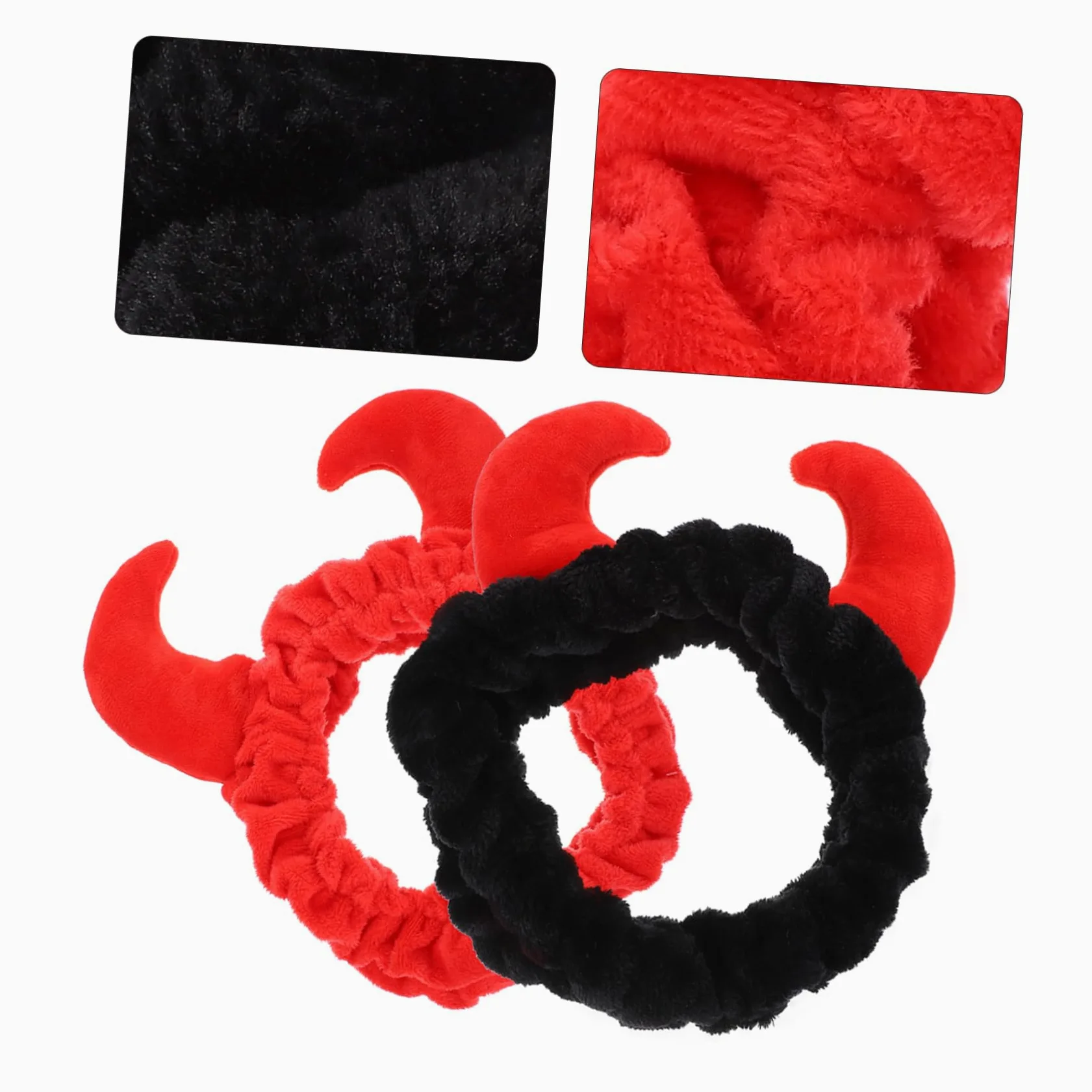 iplusmile 2 pezzi Fascia Makeup Peluche Fascia per Spa e Skincare Assorbente e per