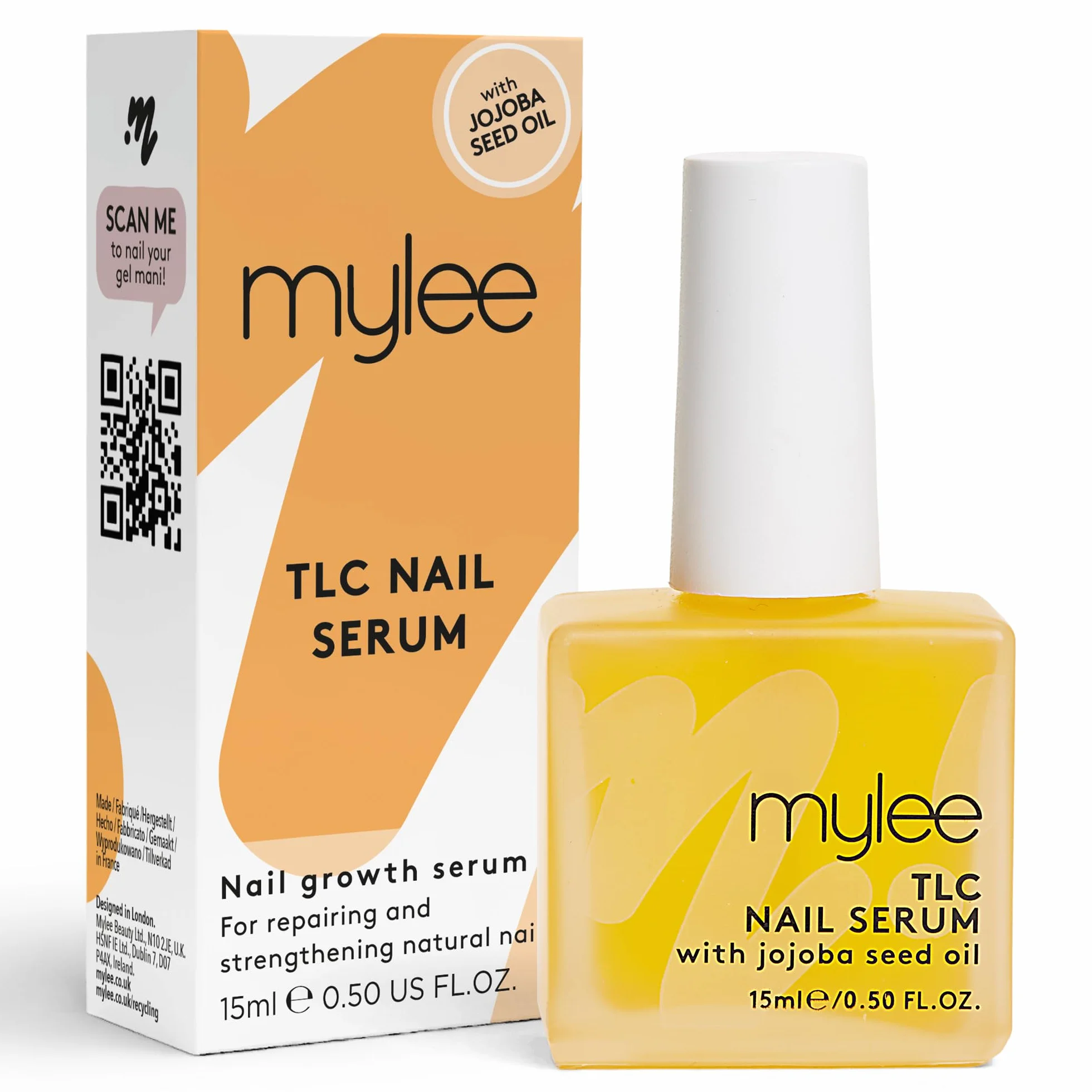 Mylee Siero per Unghie TLC, Trattamento per Riparare le Unghie, Promuovere una Crescita Più Forte, Lunga e Sana e Nutrire le Cuticole, Con Olio di Mandorle Dolci e Vitamine, Fresco Profumo di Anguria