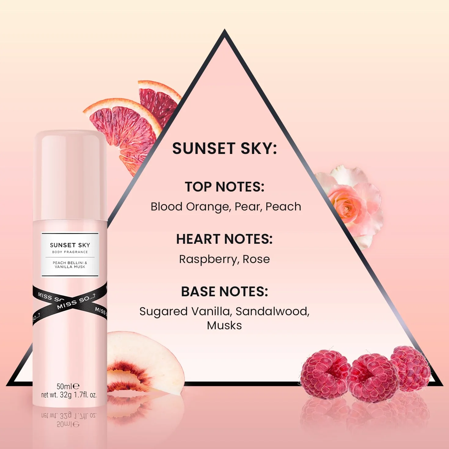Miss So...? Mini Galore Womens Perfume Mist Gift Set 4x50ml