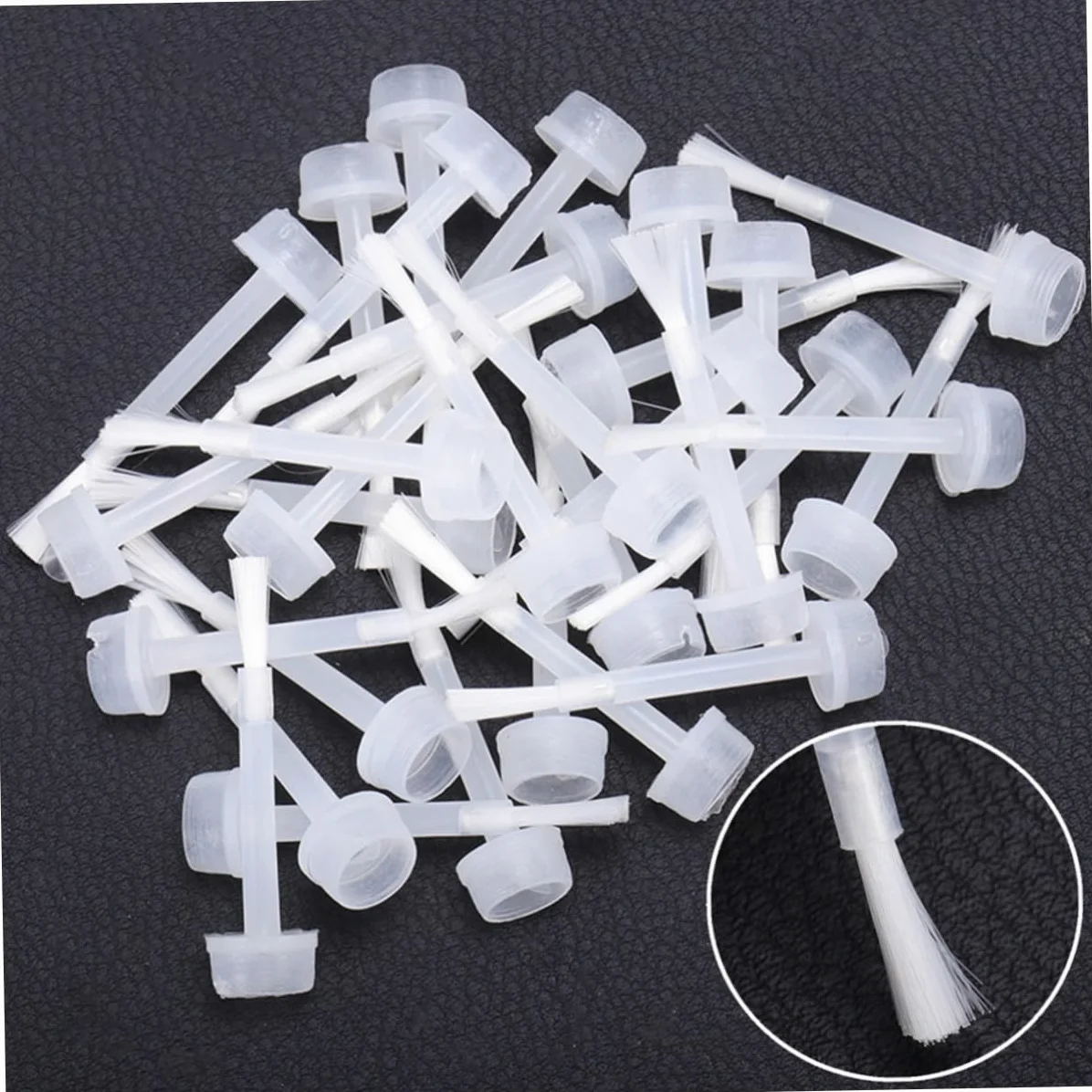 Healvian 2 Set Di Pennelli Di Ricambio Per Smalto Per Unghie Per Immersione Di Liquidi Setole Morbide Strumenti Per Manicure 400 Pezzi * 2