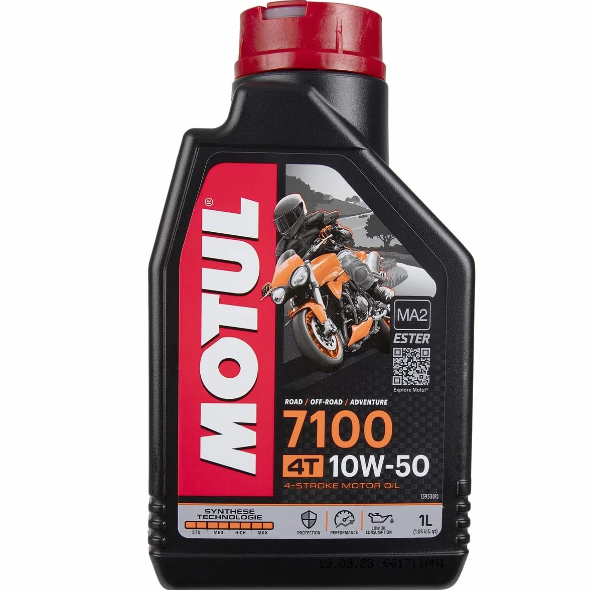 MOTUL 7100 4T 10W50 100% Sintetico Olio Motore