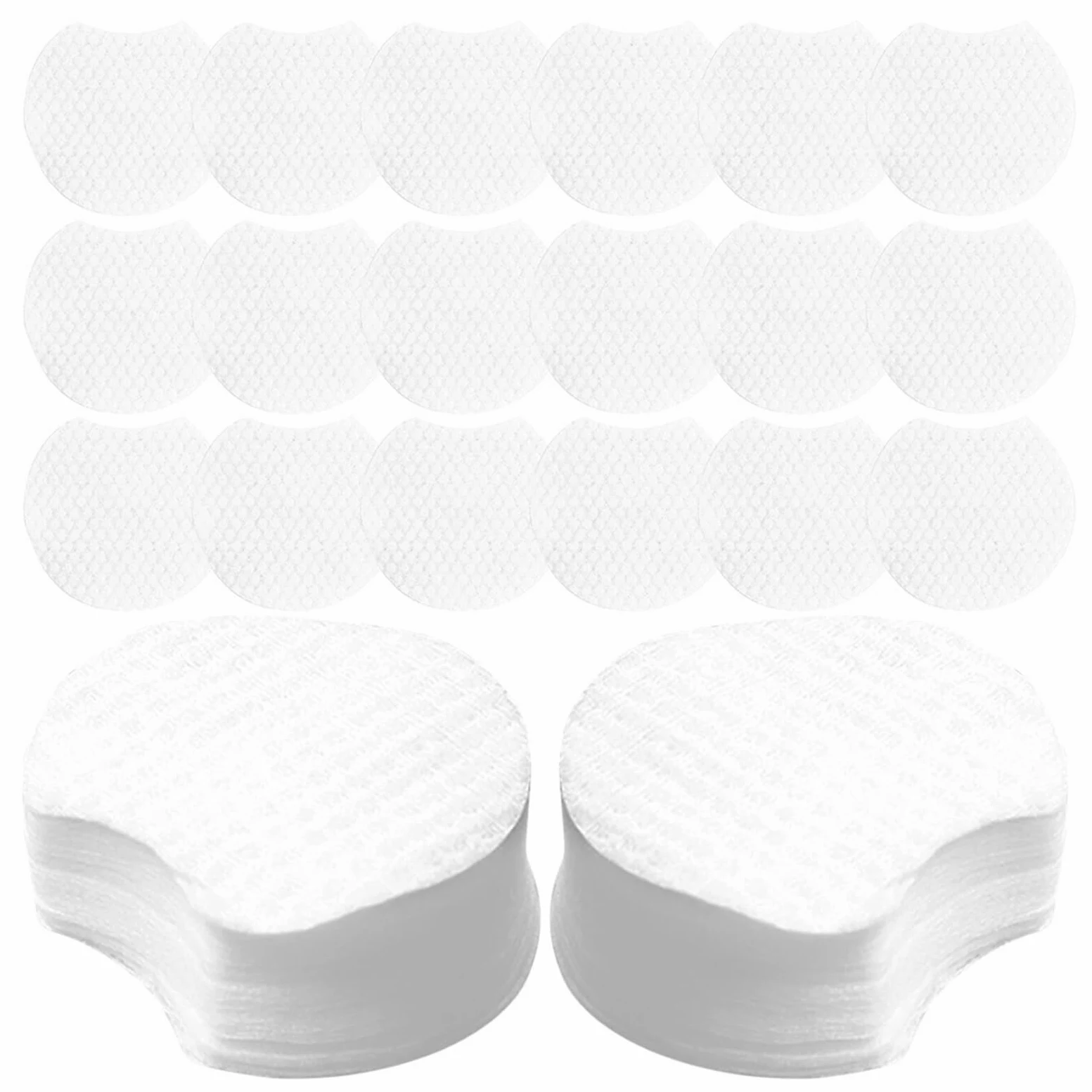 SHERCHPRY Dischetti Struccanti 2400 Pezzi Non Tessuto, | Forma Maneggevole, Spessore Comfort, Usa e Getta, Palestra e Viaggio, per Pelle Sensibile