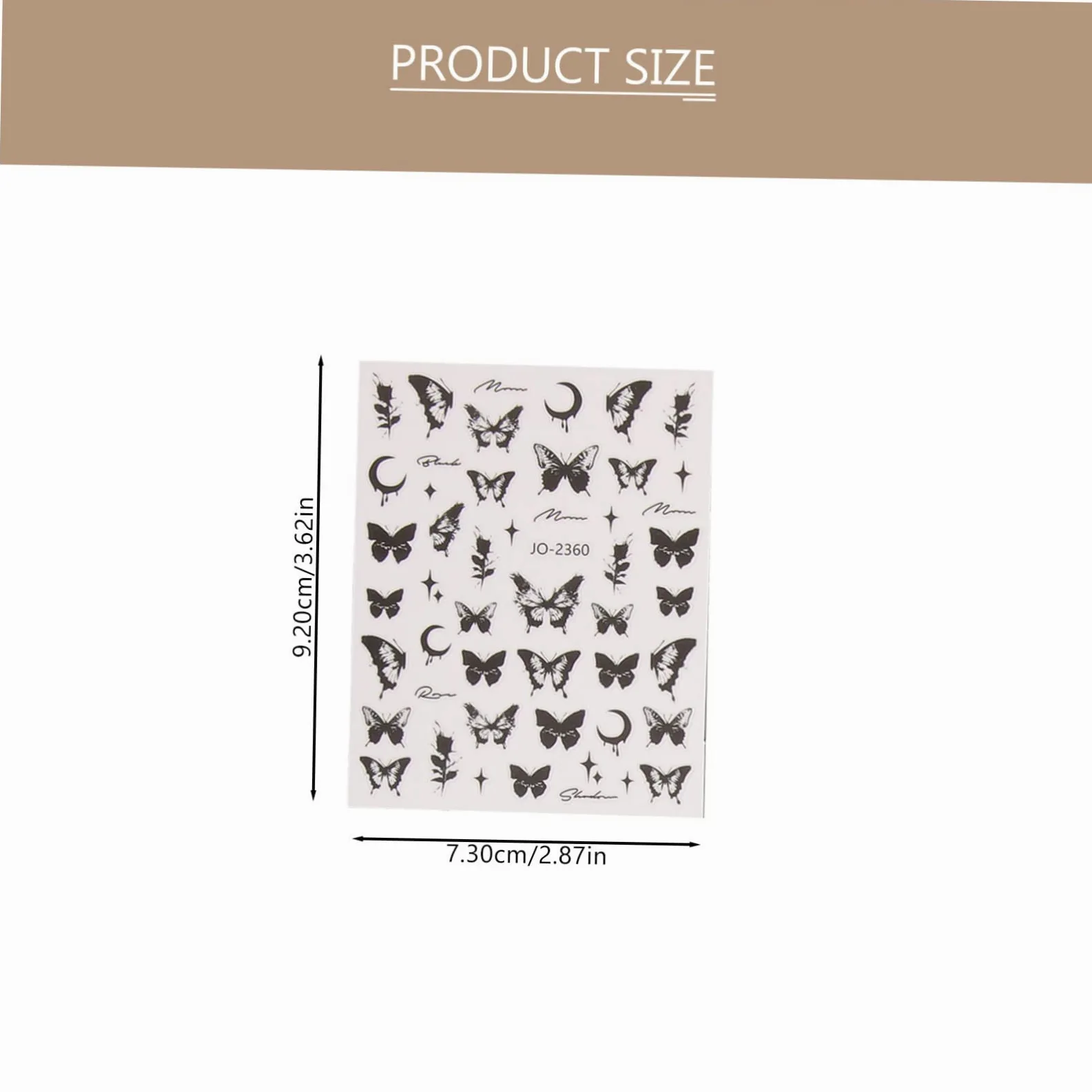 CALLARON 60fogli Adesivi Per Unghie Nail Art Stickers Per Decorazioni Estive e Invernali Facile Applicazione Per Design e Creativi Per e Speciali