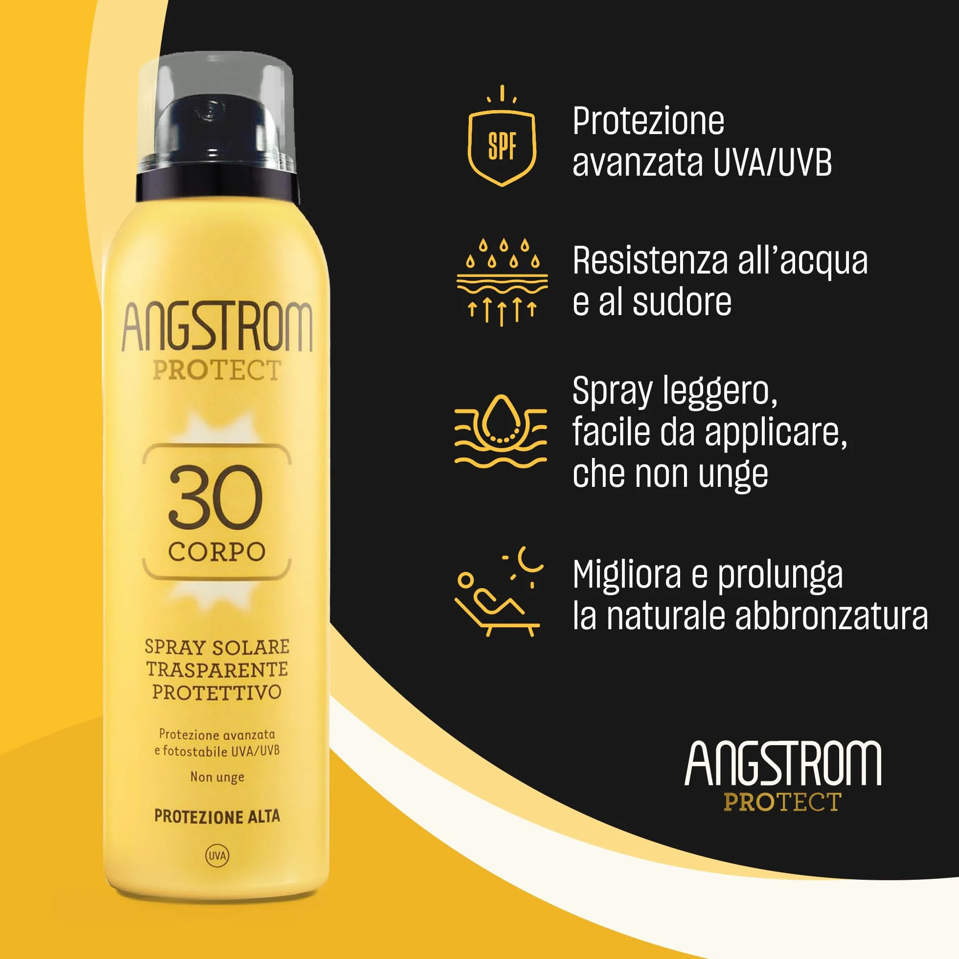 Angstrom Protect Spray Solare Trasparente SPF 30 200 ml