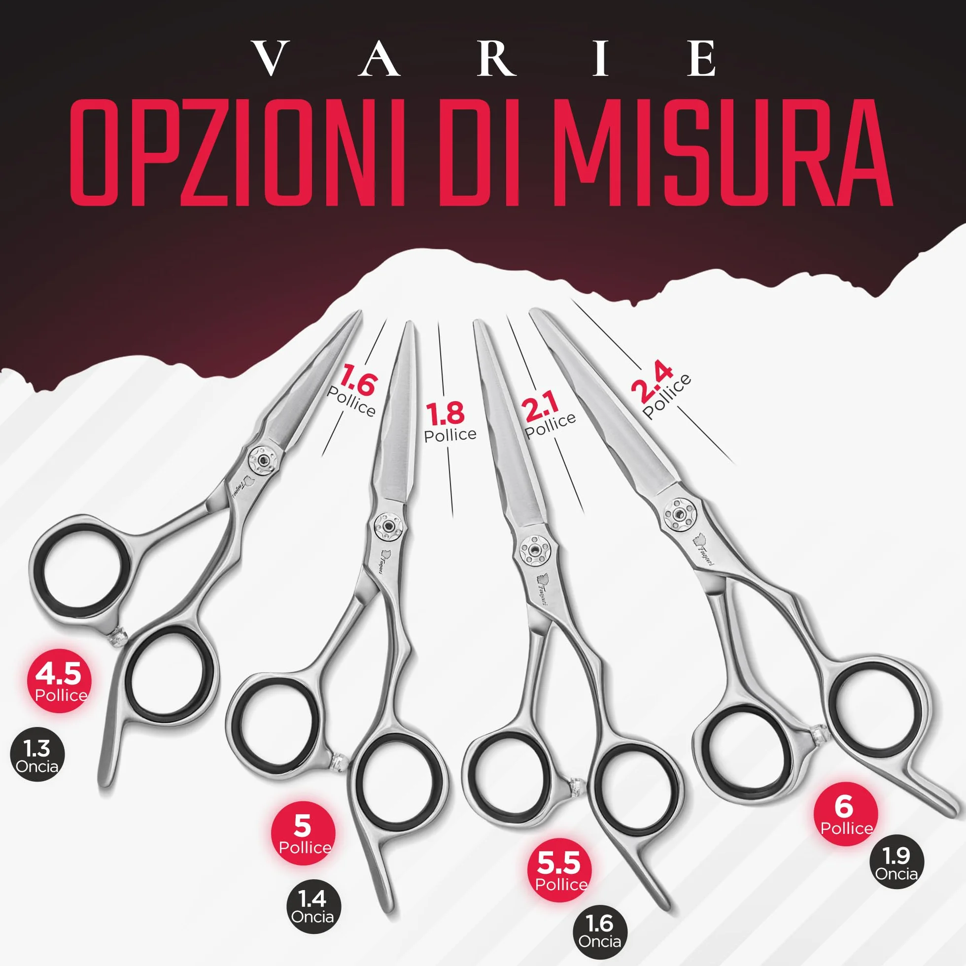 Fagaci Forbici Parrucchiere Professionali 5.5" Acciaio Giapponese per Tagli Ultraprecisi, Forbici Capelli Professionali Barbiere Lame Affilate Come Rasoi, Durata Estrema