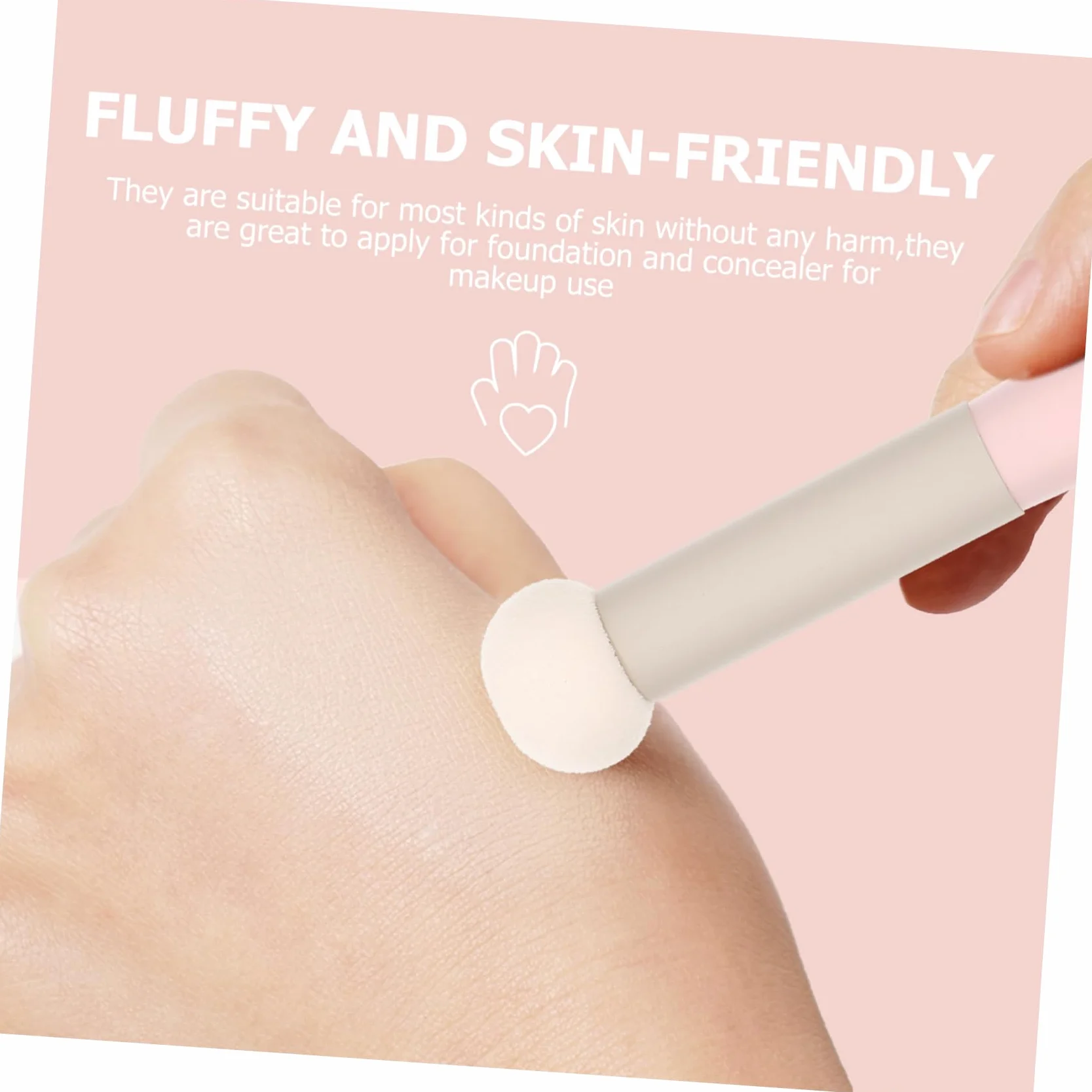 MAGICLULU 5 Set Di Correttori Kit Di Cosmetici Spugne E Pennelli Per Il Trucco Manico Per Fondotinta E 3 Pezzi*5