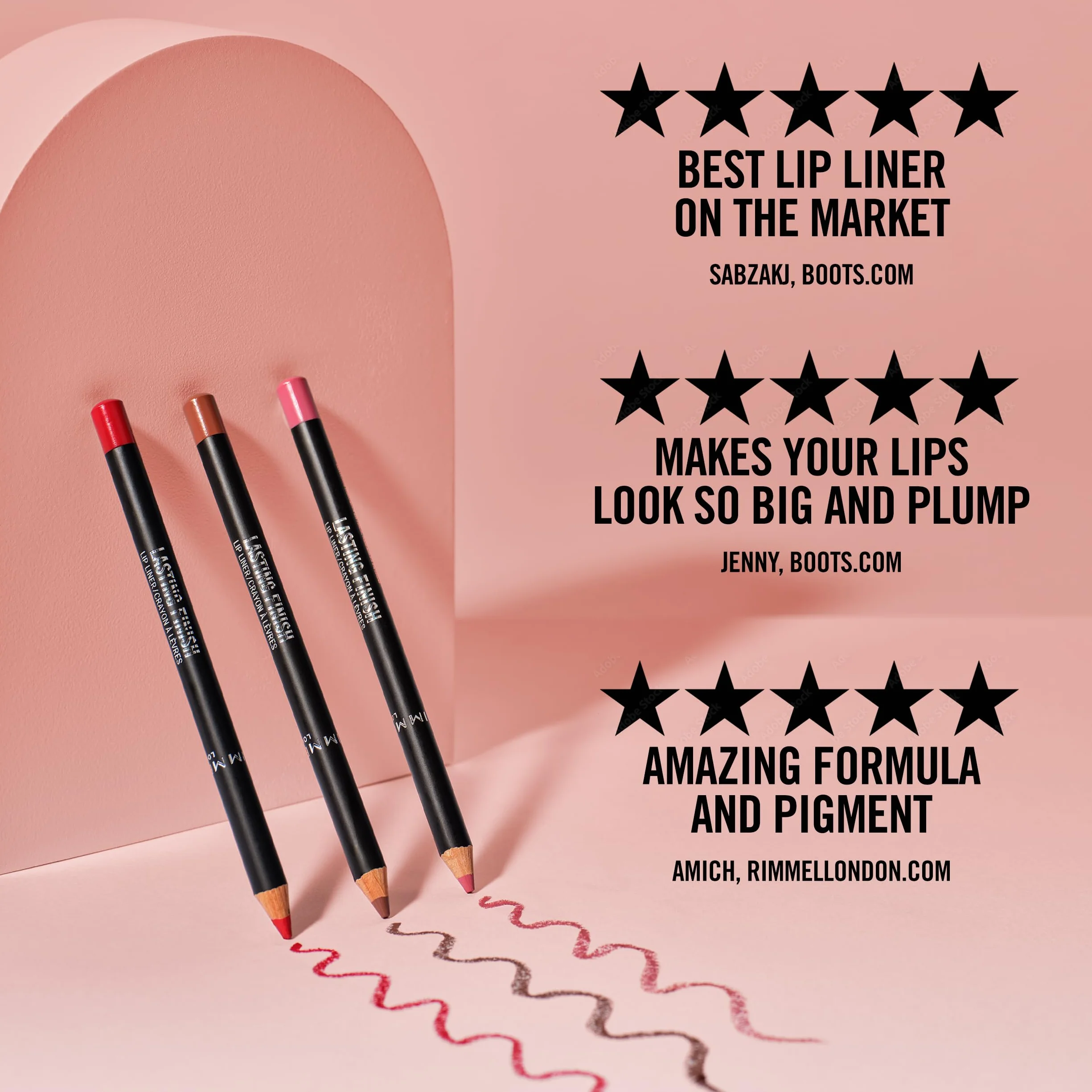 Rimmel London Lasting Finish Matita Labbra 760 90's Nude 1.2 g