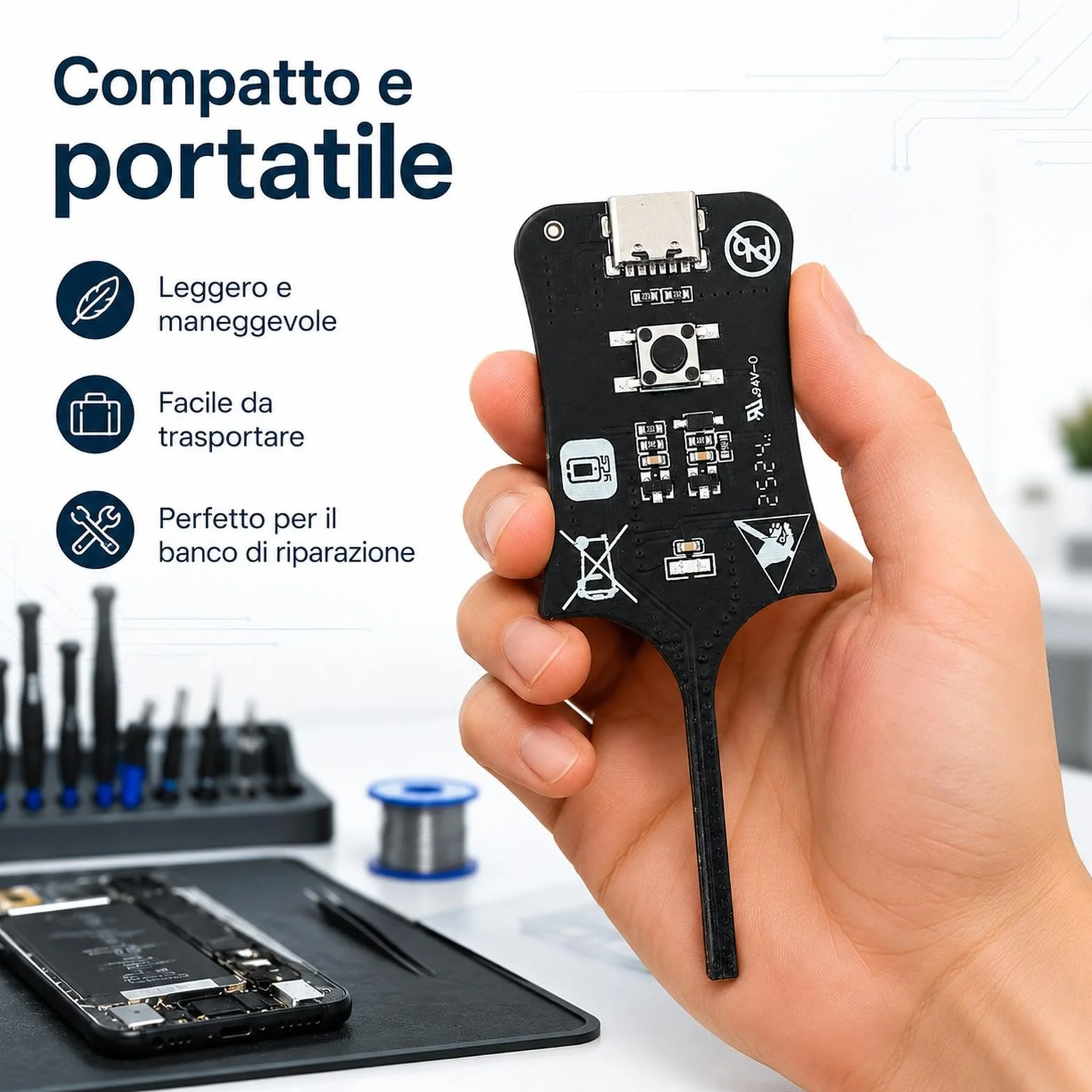 Tester di Induttanza per Schede Madri Strumento Diagnostico Cellulari
