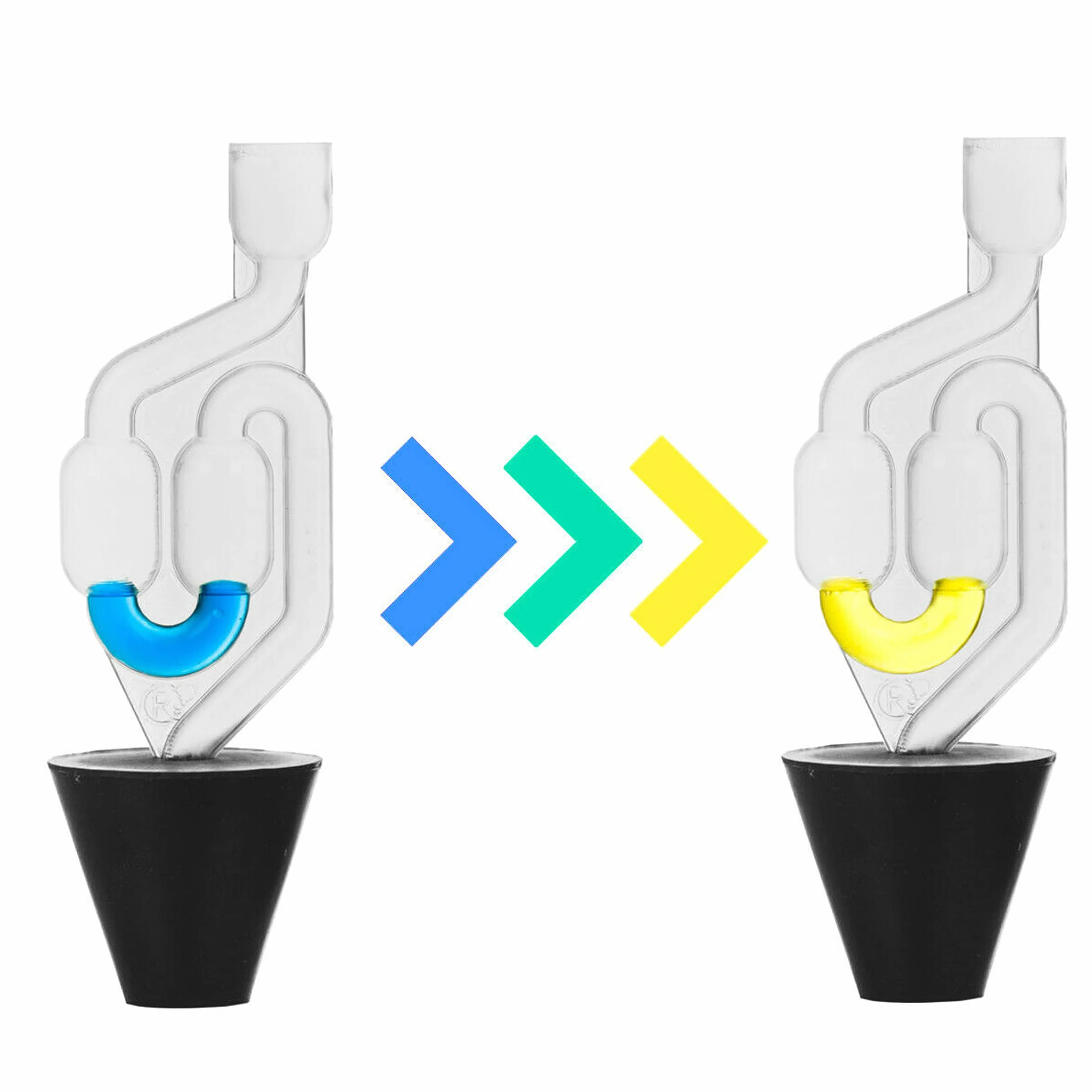 RELD Tester di guarnizione a testa cilindrica, analizzatore CO2 per acqua refrigerante universale per auto e moto, 50 test