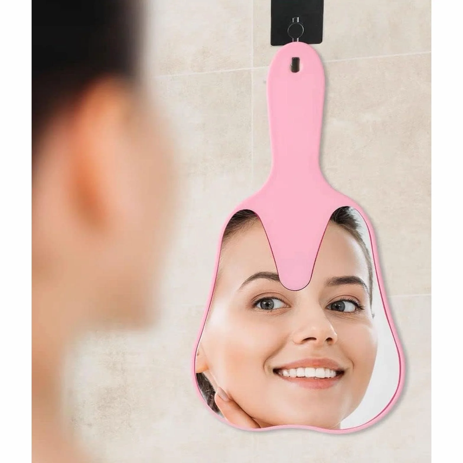 Set specchi dentali a forma di dente 7 pezzi arcobaleno