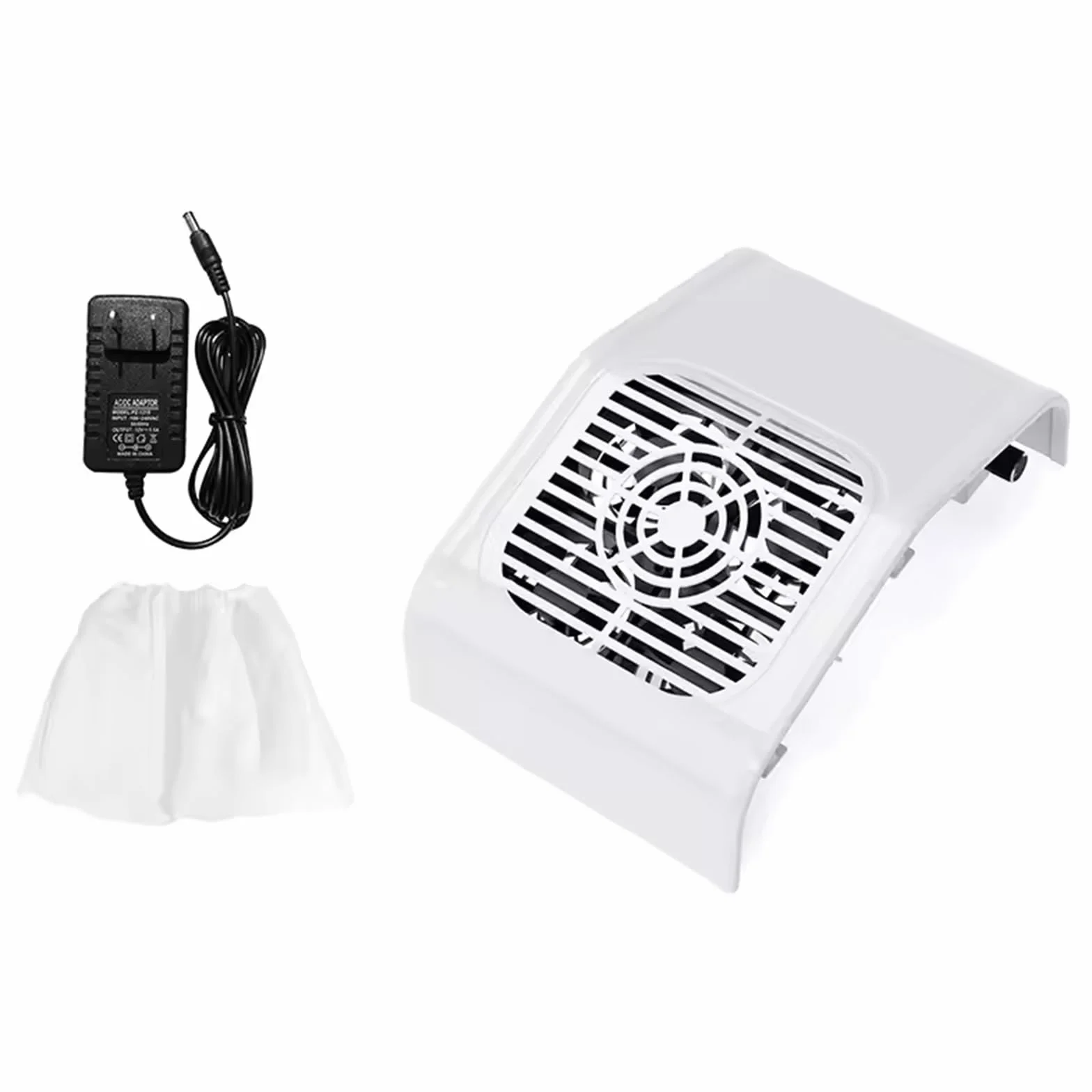 Voltix Aspiratore Unghie Professionale 80W con 4 Ventole e Velocità Regolabile, Aspirapolvere per Unghie Manicure e Pedicure, Macchina Aspiratore Potente e Silenziosa per Salone e Uso Domestico