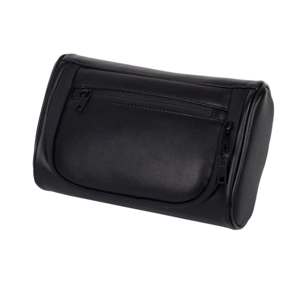 Borsa Da Trucco Da Viaggio In Pelle PU Borsa Da Toilette Da Uomo Piccola Borsa Da Trucco Con Cerniera Piccola