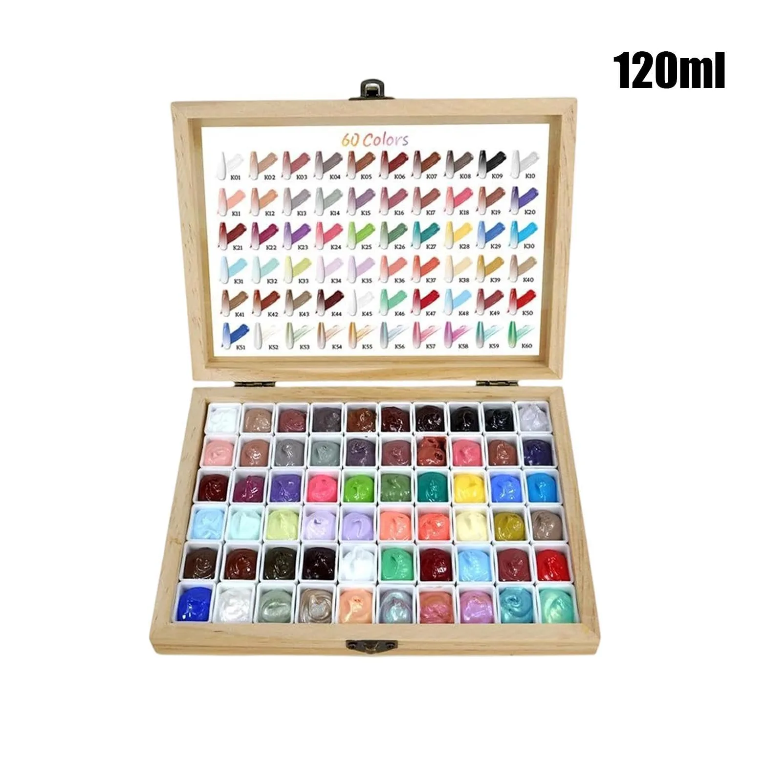 Gel Patting per Unghie 60 Colori Altamente Pigmentati a Lunga Durata | Gel per Blush da Picchiettare Ideale per Stamping Design Pittura Manicure Donna Ragazze Principianti Artisti