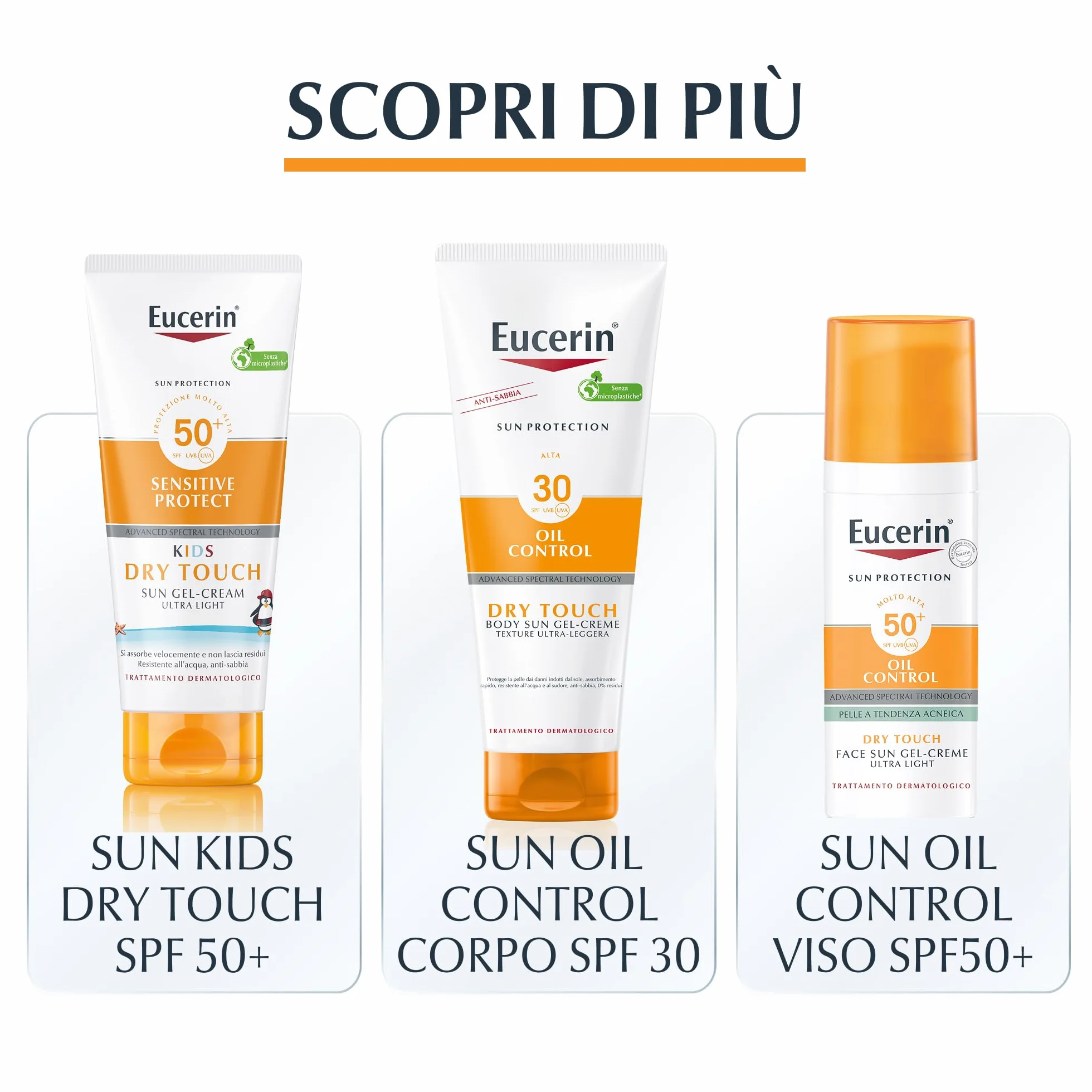 Eucerin After Sun Sensitive Relief Crema-Gel 200 ml, Doposole corpo e viso lenitivo e rigenerante, Crema doposole dalla texture leggera, Dopo sole per pelle sensibile e soggetta ad allergie solari