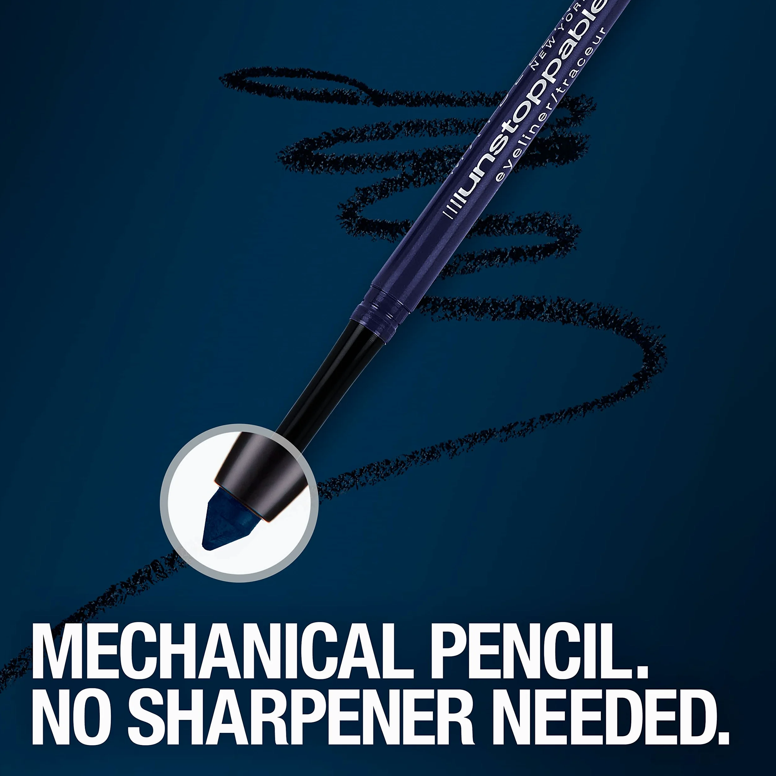 Maybelline Unstoppable Eyeliner, Onyx, 2 COUNT