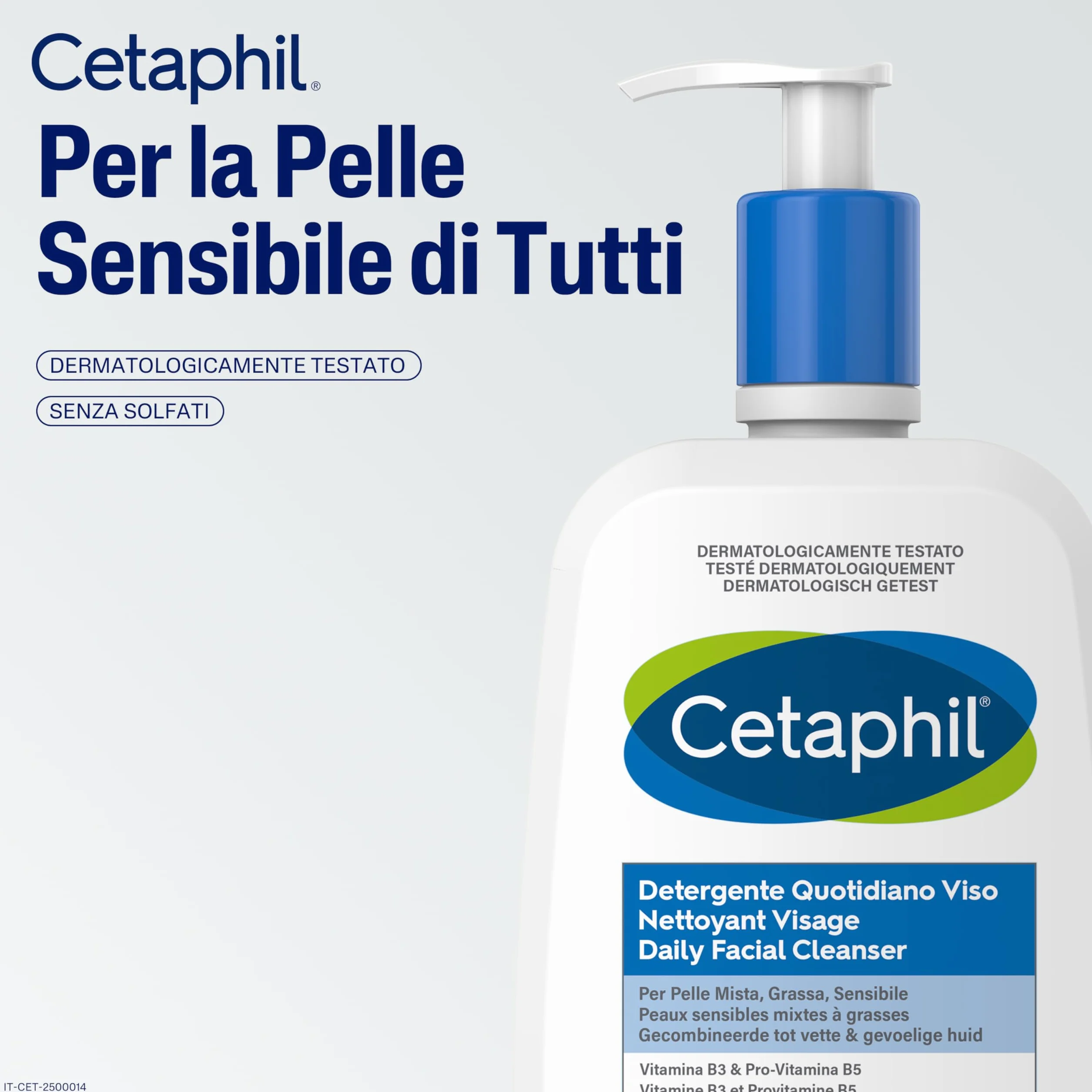 Cetaphil Detergente Quotidiano viso 473ml