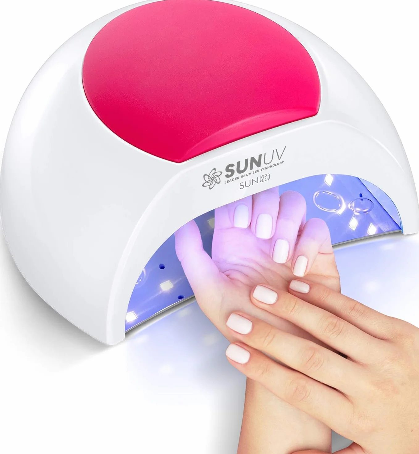 SUNUV lampada per unghie UV LED 10s 30s 60s 90s timer a infrarossi display LCD base rimovibile
