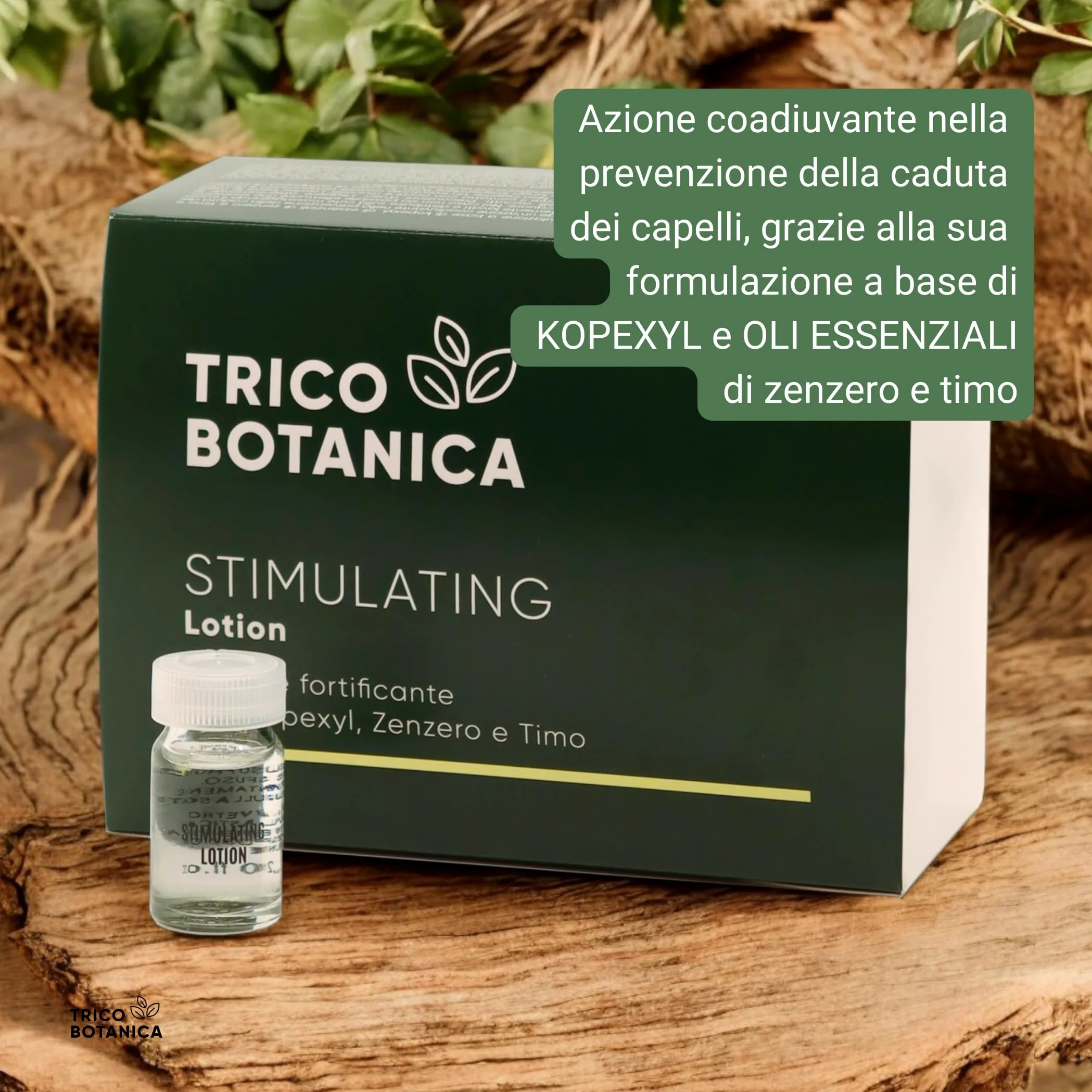 TRICOBOTANICA - Fiale Anticaduta Capelli Donna Rinforzante per capelli fragili - Utilizzalo Anche Come Lozione Densificante Per La Ricrescita Capelli Uomo