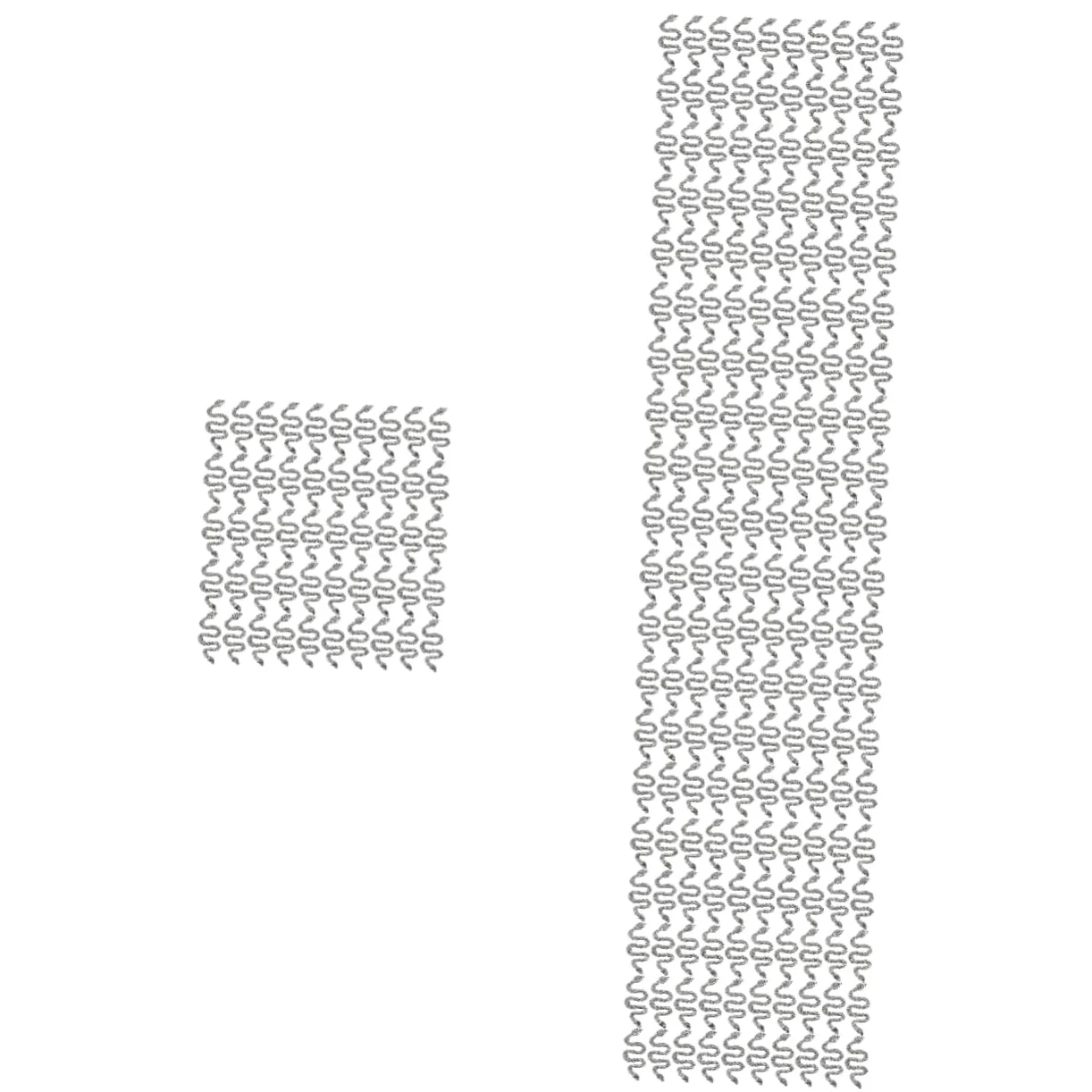 FOMIYES 5 Set Di Ciondoli Per Unghie A Forma Di Serpente Ciondoli Per Unghie Artigianali Per Donne Decorazione Per Unghie 50 Pezzi*5