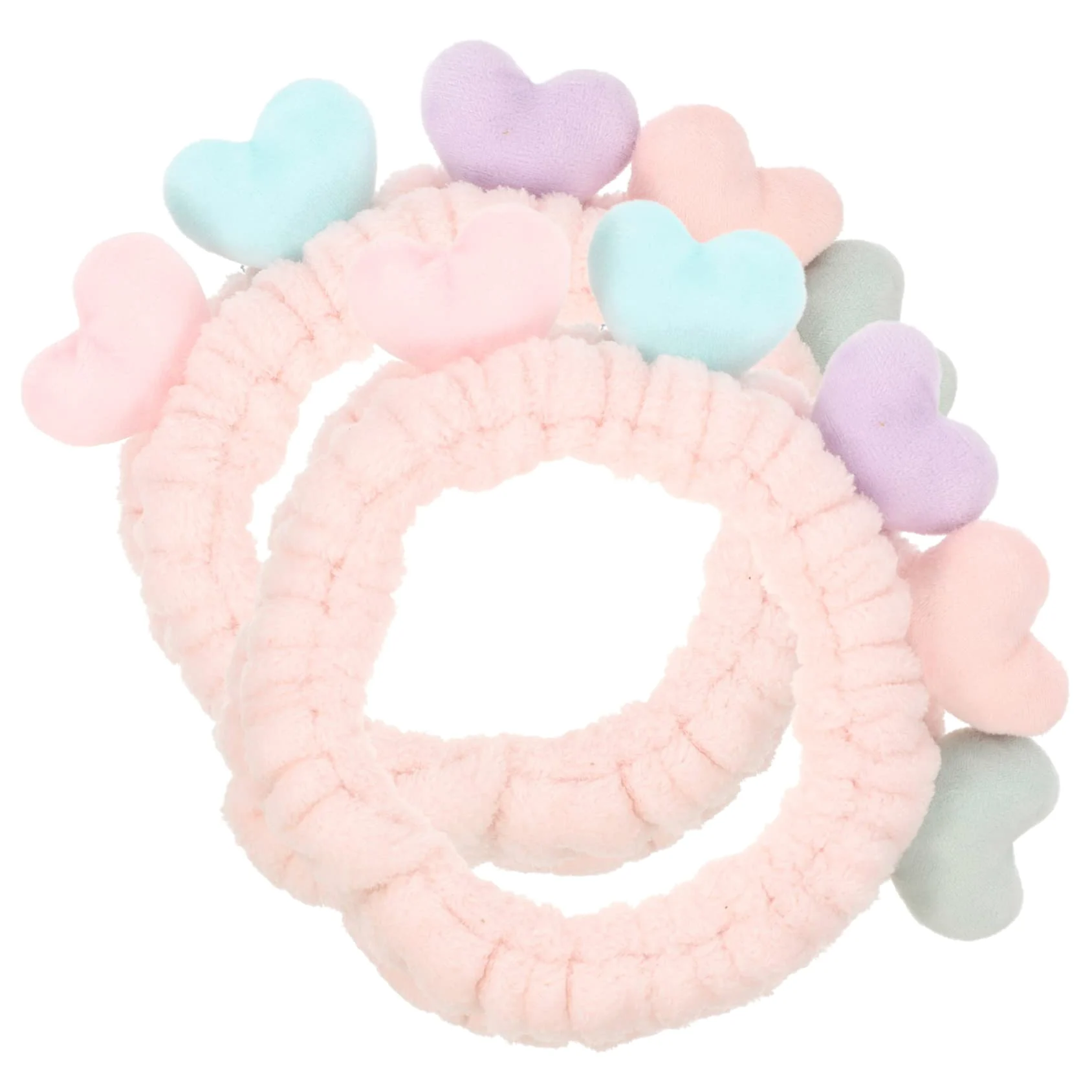 MAGICLULU 6 Pcs Del Cuore Trucco Dei Make Up Fasce Dei Hairband Elastica Elastici Dei Per La Testa Dei Per Le Donne