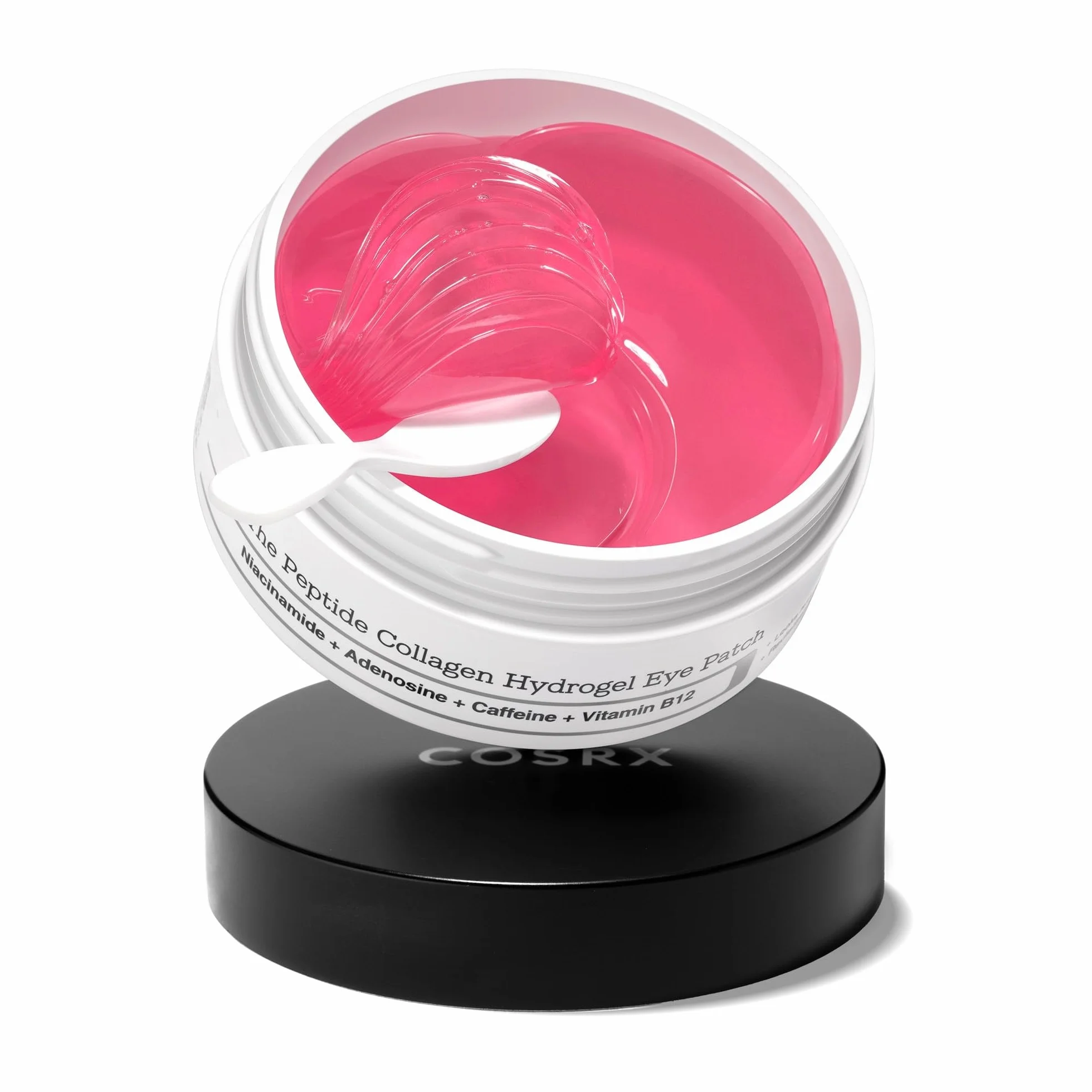 COSRX Peptide Collagen Hydrogel Eye Patch, 60 Patches, Patch Contorno Occhi per Borse e Occhiaie con Caffeina, Korean Skincare