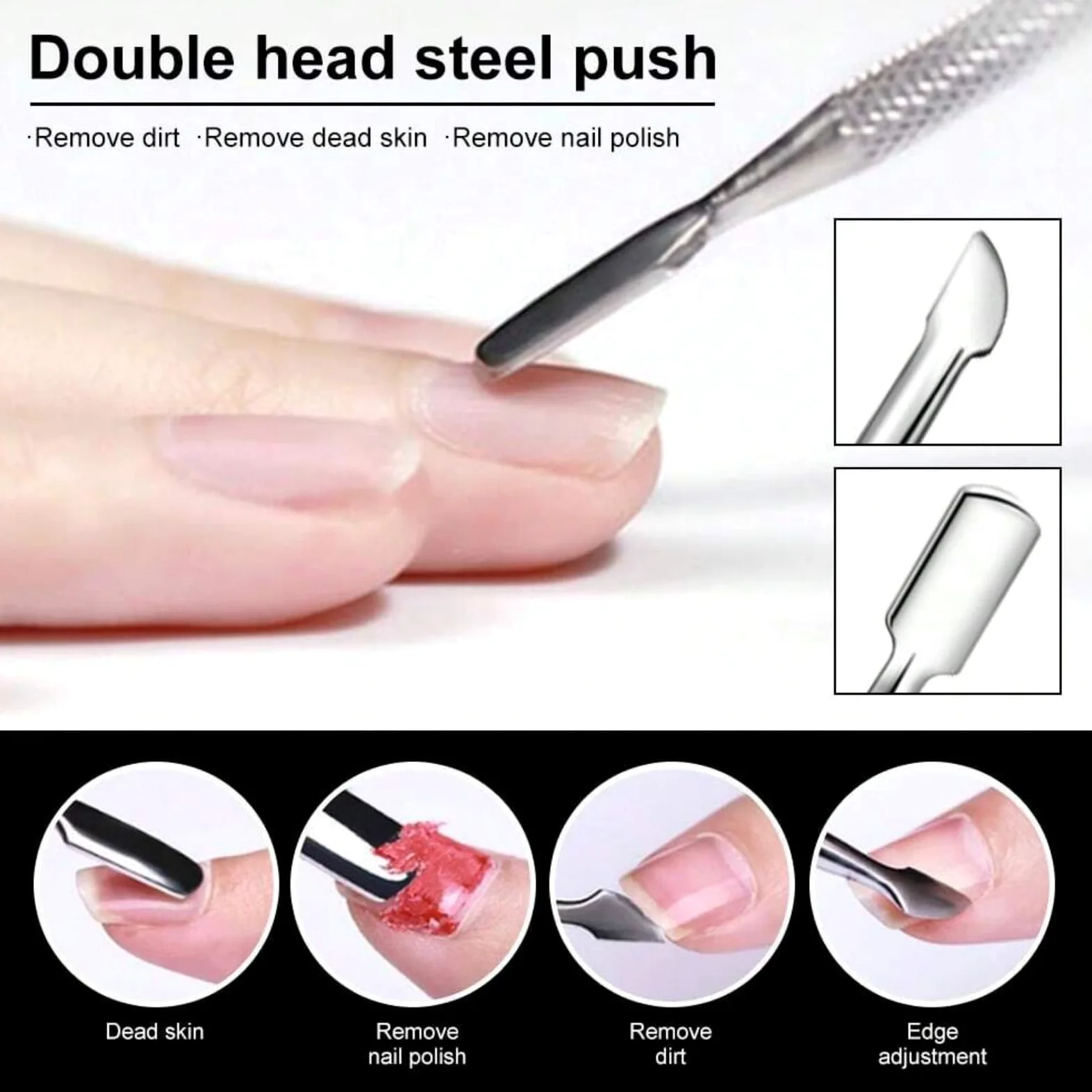 Kit completo per nail art con attrezzi la lucidatura - Soluzione tutto-in- il processo di che include base colla smalto unghie coat sealante Applicazione facile durabilità aumentata Adatto principiant