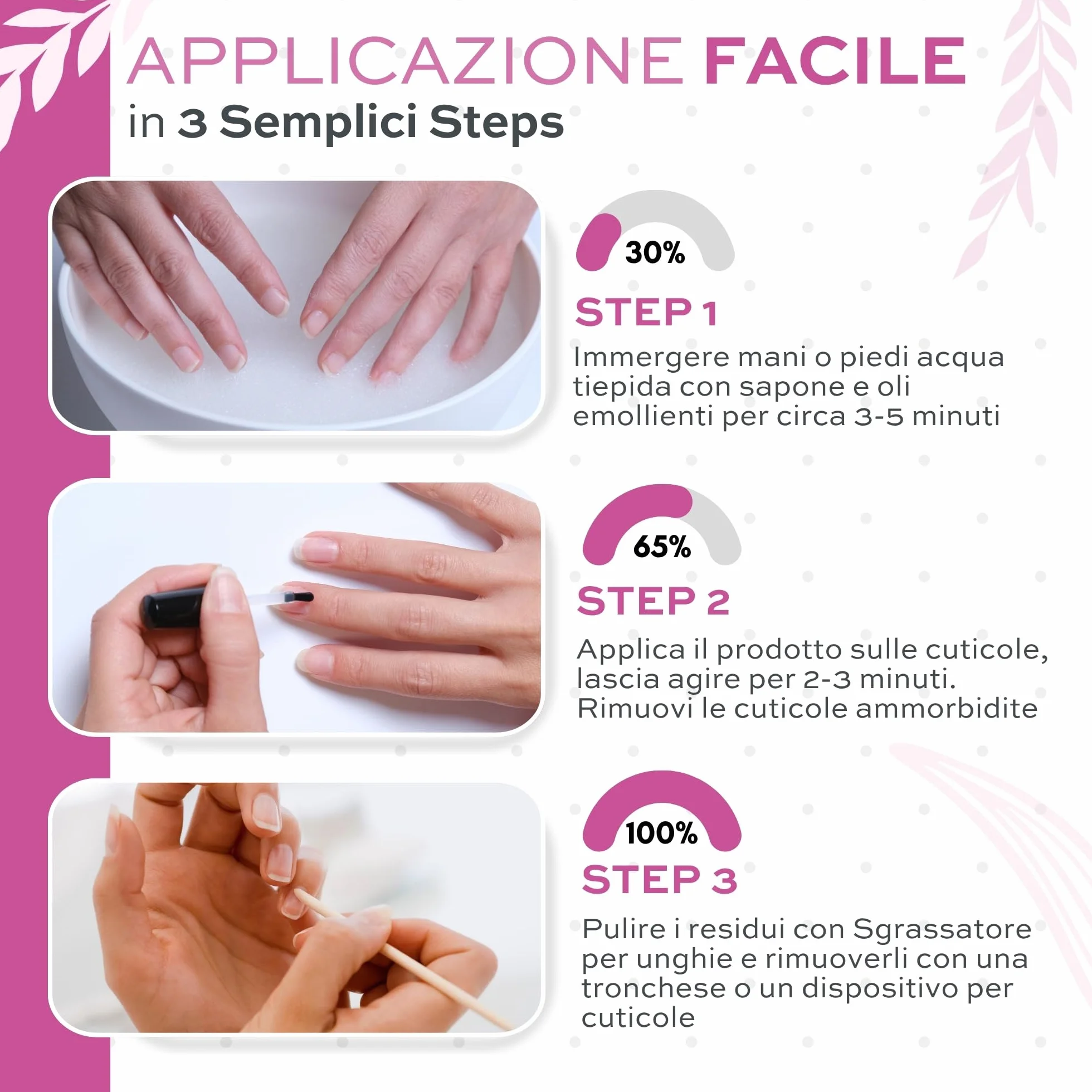 Rimuovi Cuticole Professionale 12 ml – Ammorbidisce e Rimuove Pellicine in 2-5 Minuti – Cuticle Remover Delicato e Profumato – Ideale per Manicure e Pedicure – Risultato Preciso e Unghie Curate