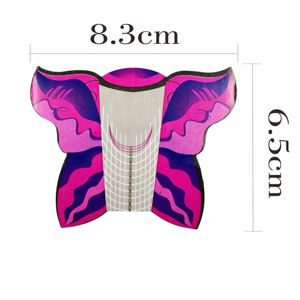 FRCOLOR Cartine Per Ricostruzione Unghie Estese 100 Pezzi Con Numeri Guida Strumento Per Unghie Gel Uv Accessori Nail Art Professionale E Uso Domestico