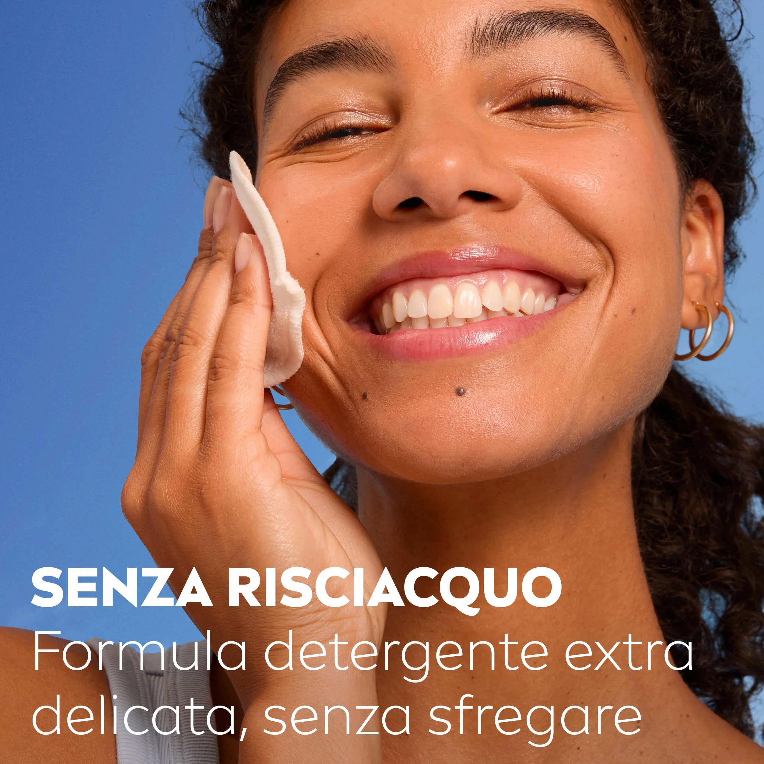 NIVEA Acqua Micellare Delicata 400 ml, Struccante viso occhi labbra, Detergente pelle sensibile
