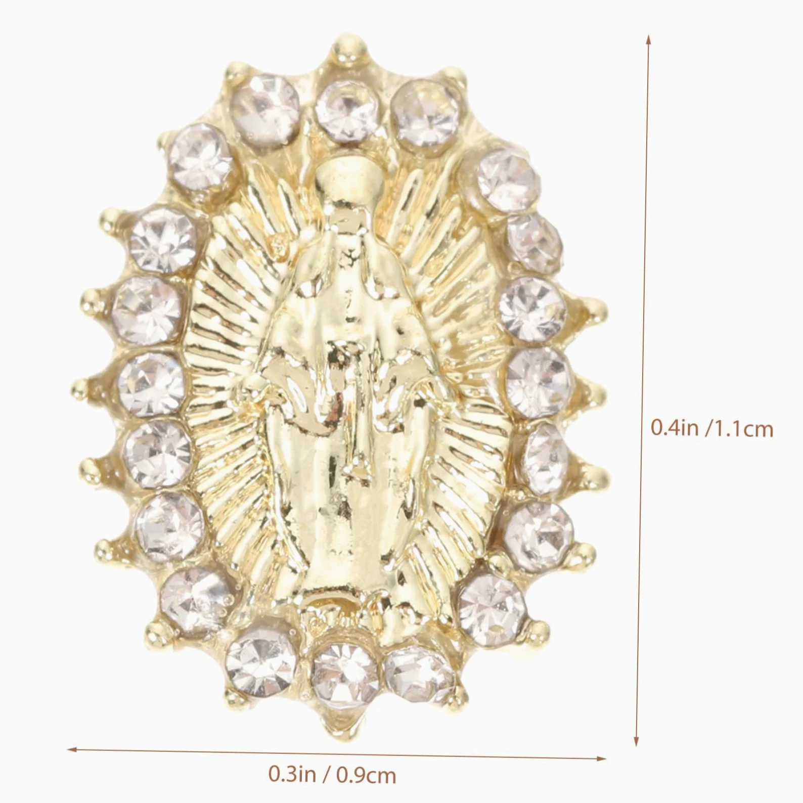 5 Set Ciondoli Per Unghie Decorazioni Religiose Per Nail Art Accessori Brillanti Per Creazioni Uniche E Divertenti Condividere Famiglia 20 Pezzi * 5