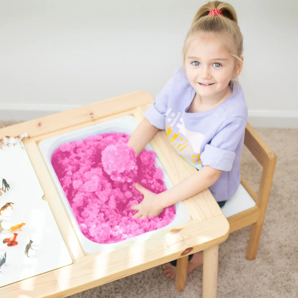 ZIMPLI - Glitter Gelli Baff Rosa, Basta Aggiungere Acqua per Creare Una melma Colorata, Super Divertente e Facile da Pulire. Regalo di Compleanno per Bambine dai 3 Anni in su