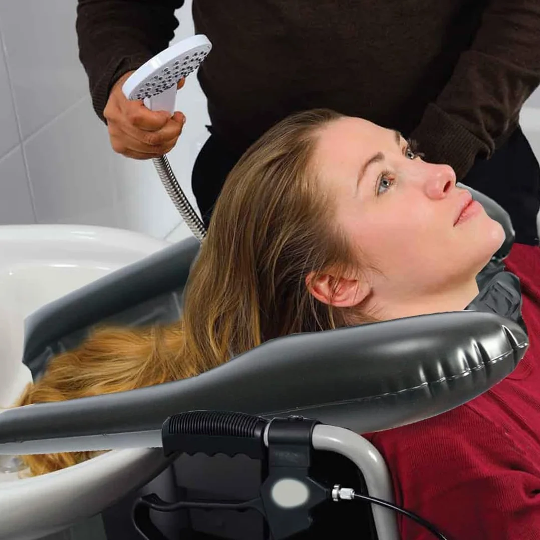 Lavatesta Parrucchiera Professionali Portatile - Per Lavandino - Poggiatesta Per Lavare Capelli -Per Disabili - Per La Cura Dei Capelli Di Bambini, Donne In Gravidanza E Anziani
