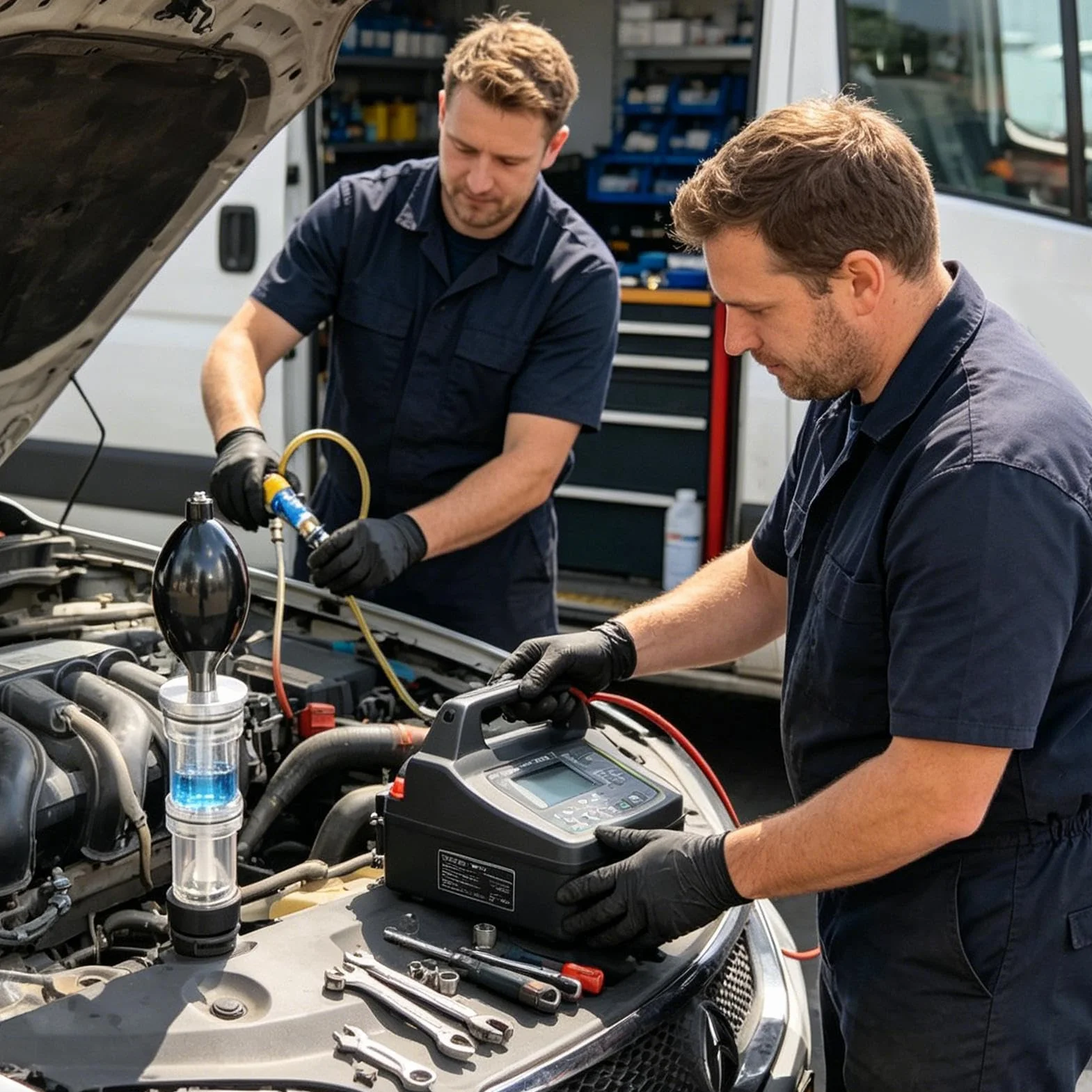 Tester Perdita Guarnizione Testata z Sensorem - Rilevatore Blocco Motore do Auto i Camion