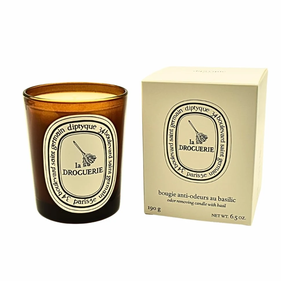 Diptyque - la DROGUERIE - Odore rimozione candela con basilico 6 once.