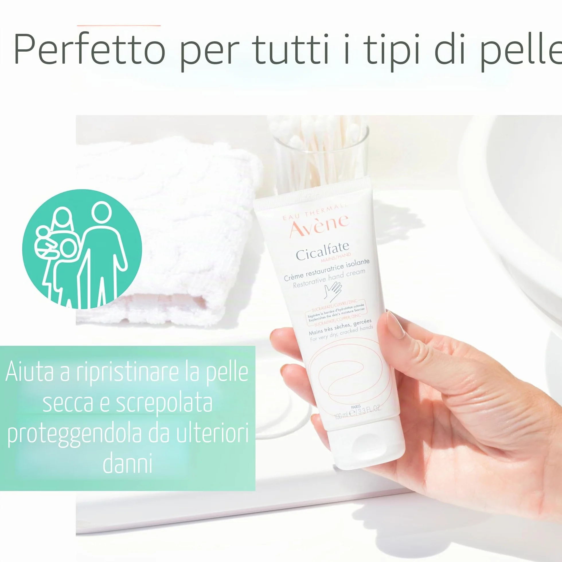 Avene Cicalfate Crema Mani, 100 ml